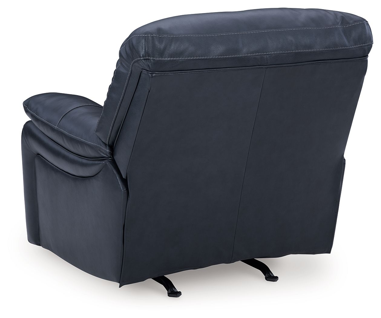 Ashley Furniture Leesworth - Power Rocker Recliner - Ocean - Image 6