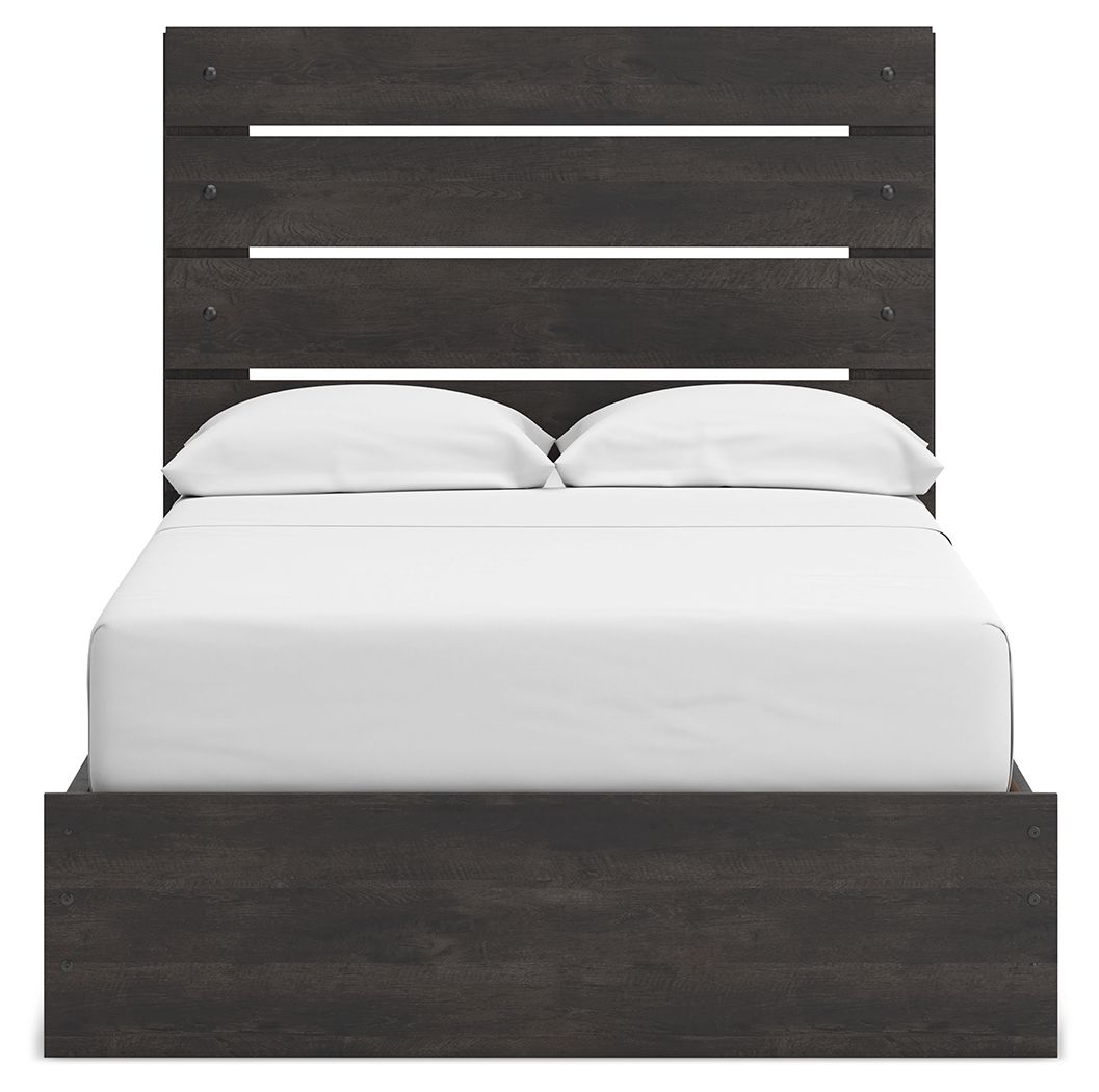 Ashley Furniture Hollivern - Full Panel Storage Bed - Dark Gray - Image 7