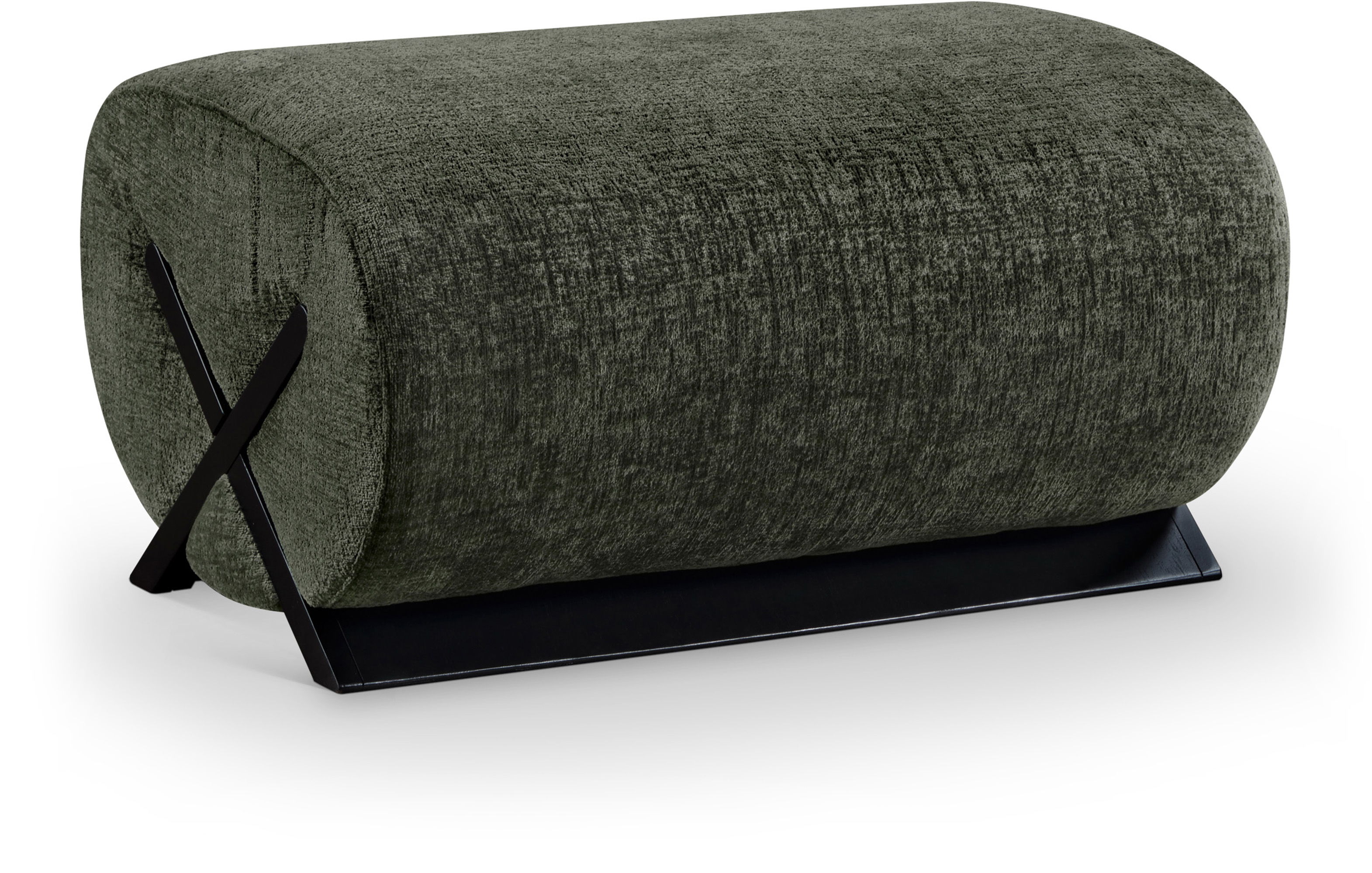 Akira - Upholstered Ottoman - Green