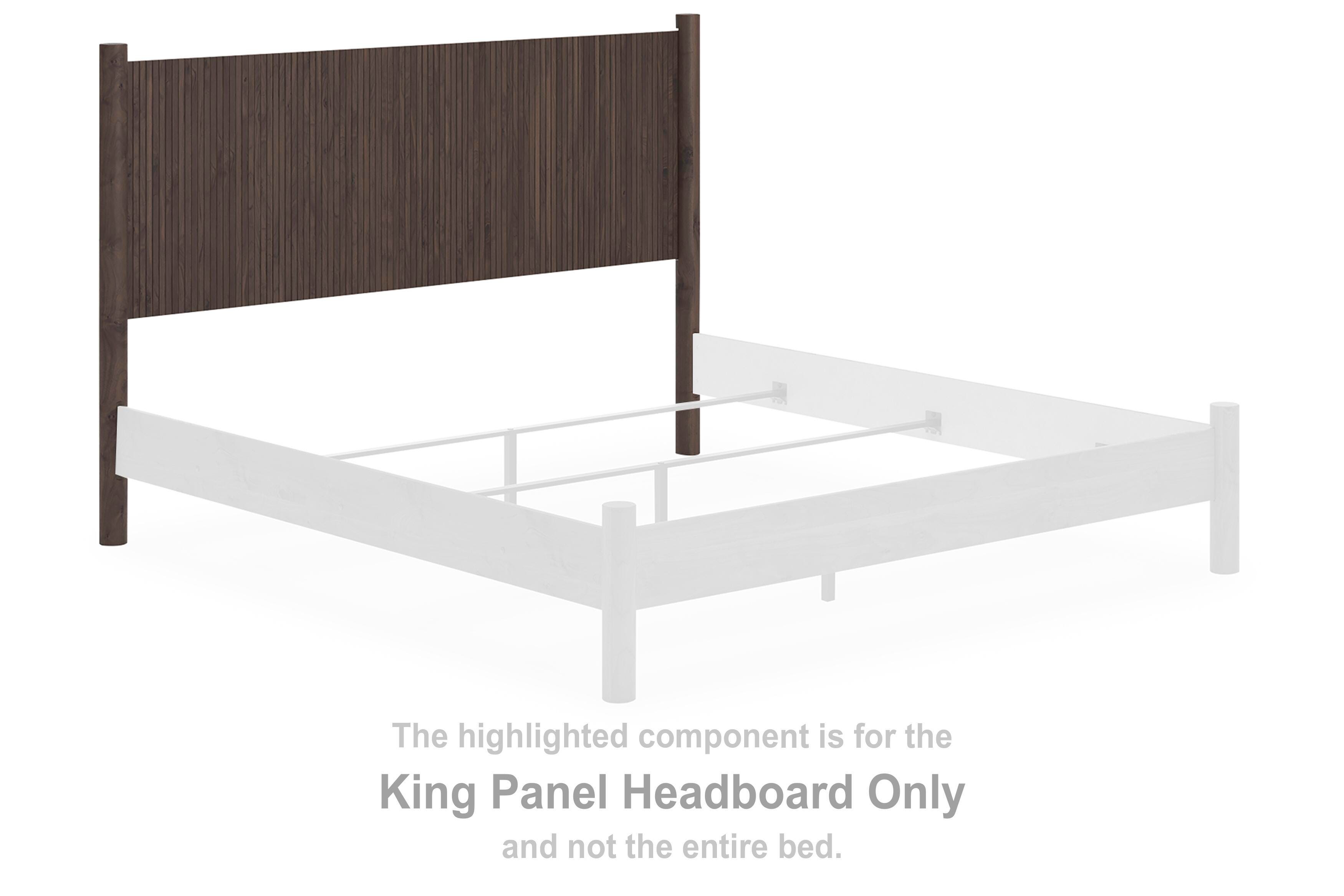 Pamytta – King Panel Headboard – Brown