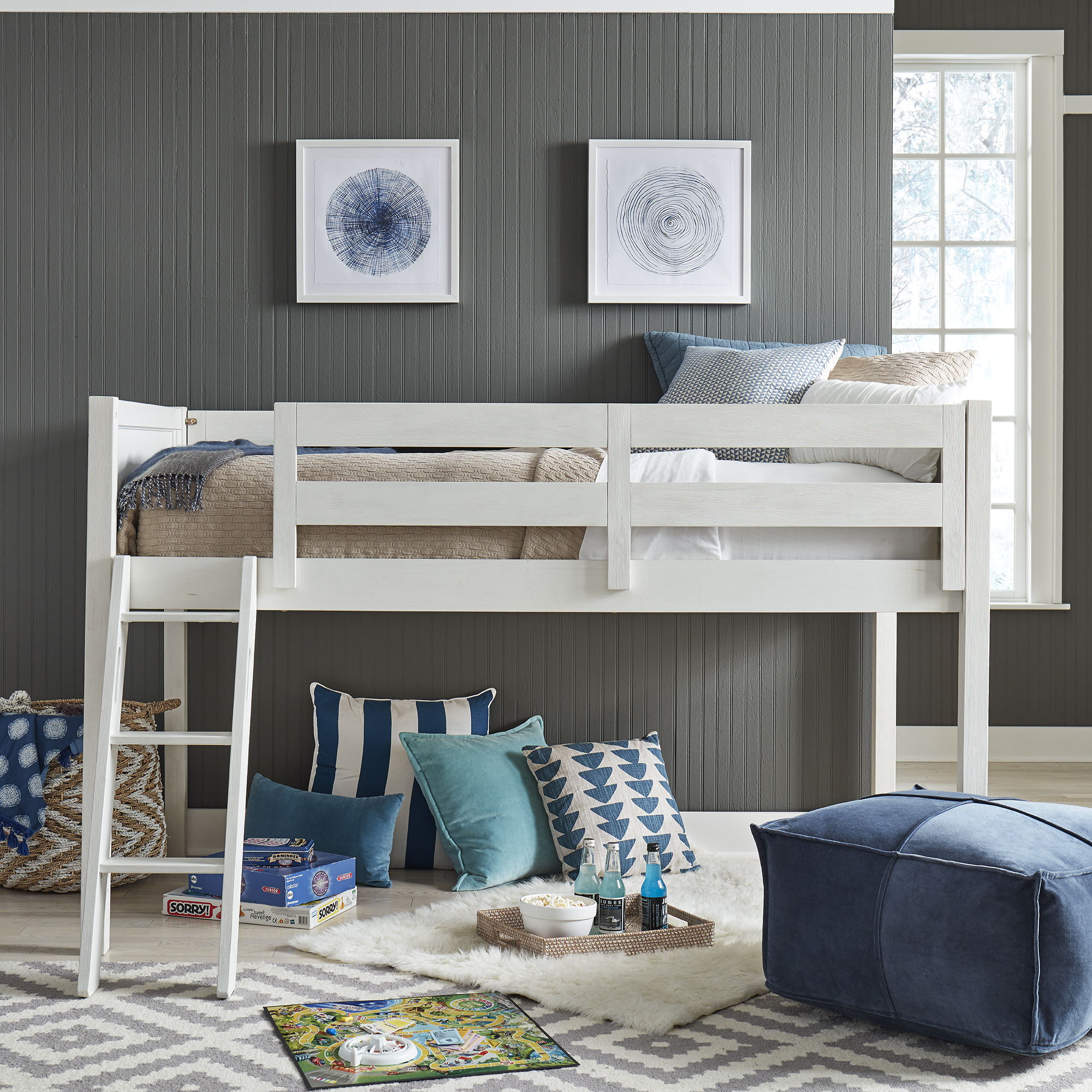 Liberty Furniture Allyson Park - Twin Loft Bed Open - White