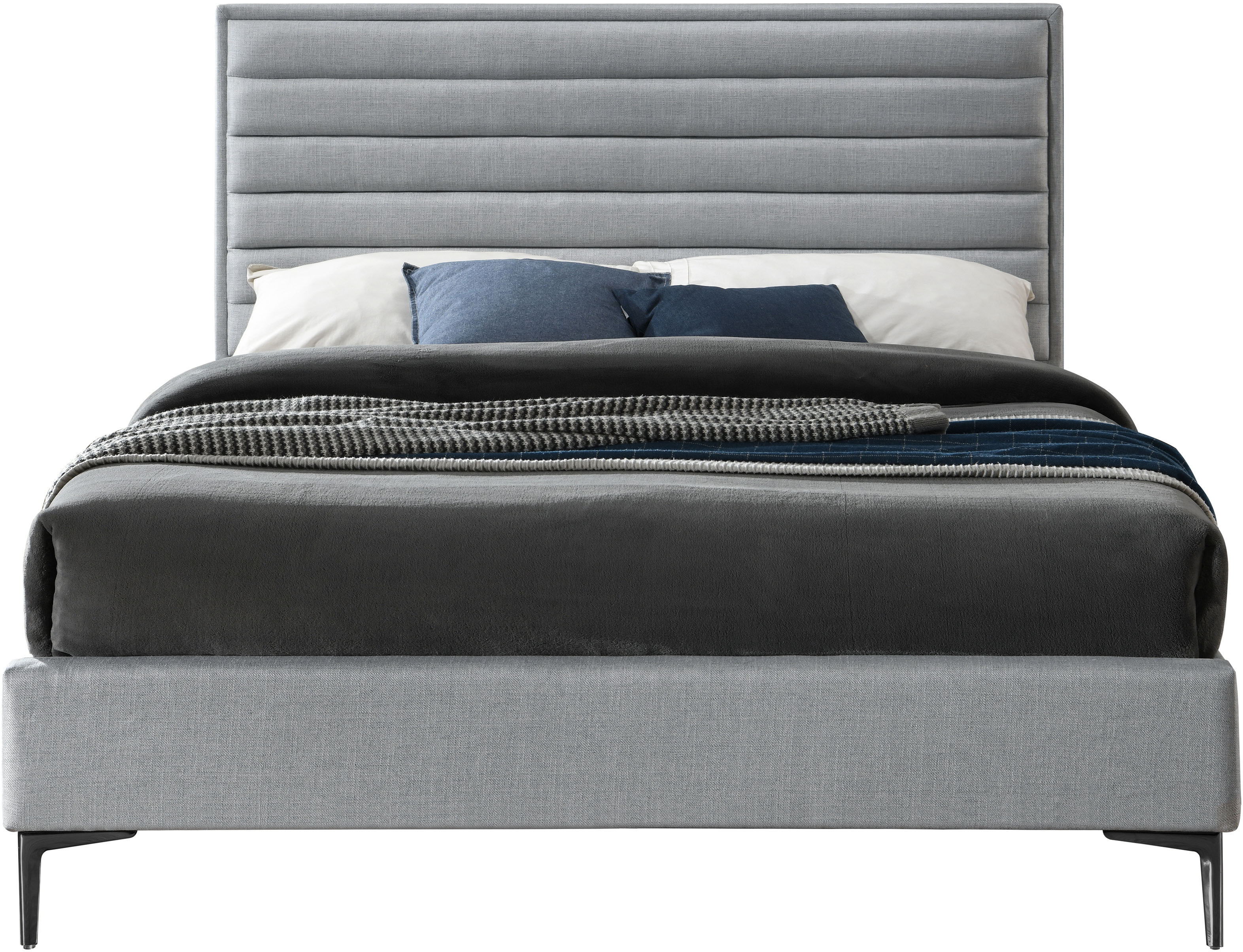 Hunter - King Bed - Gray