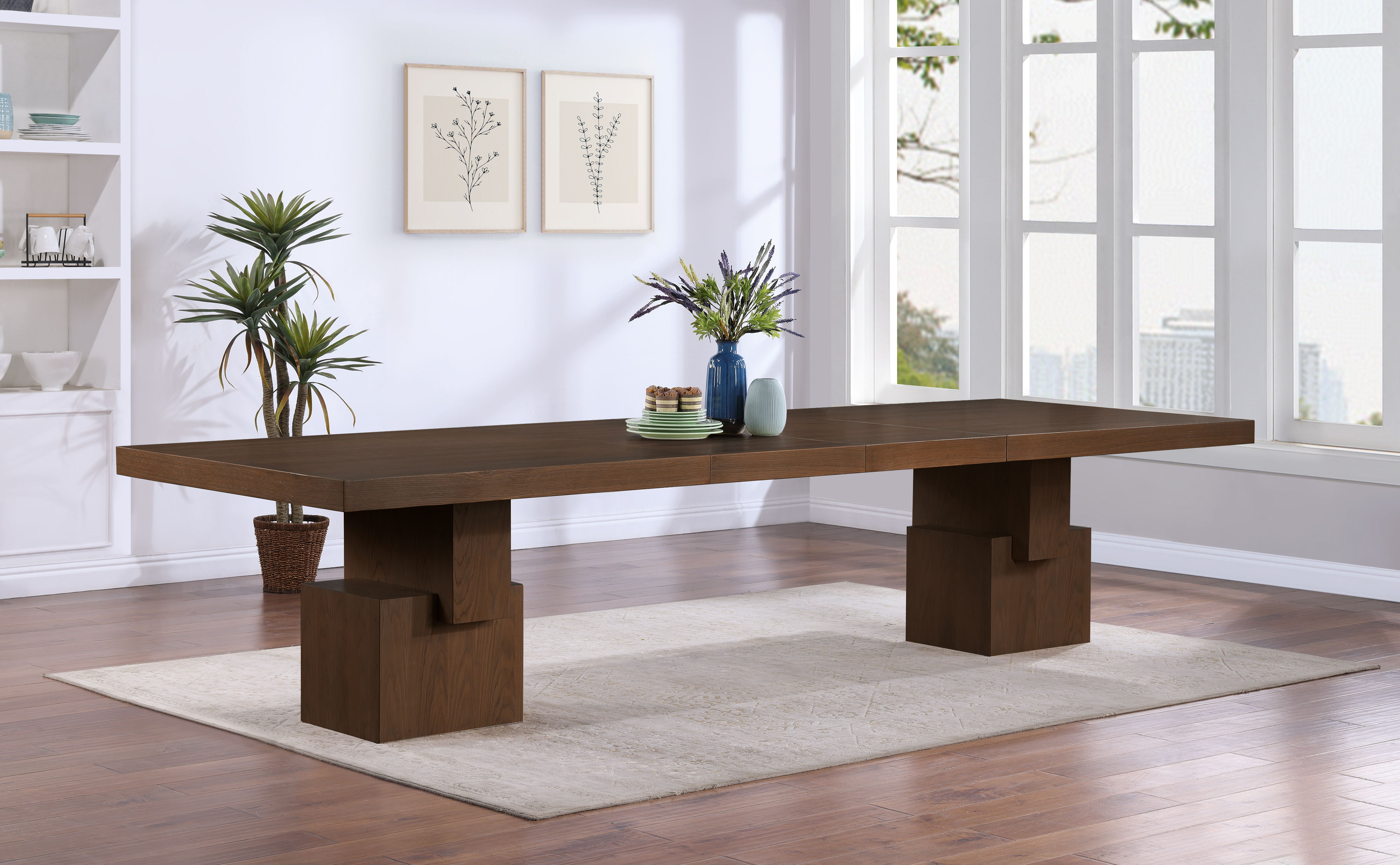 Anzio - Dining Table - Brown