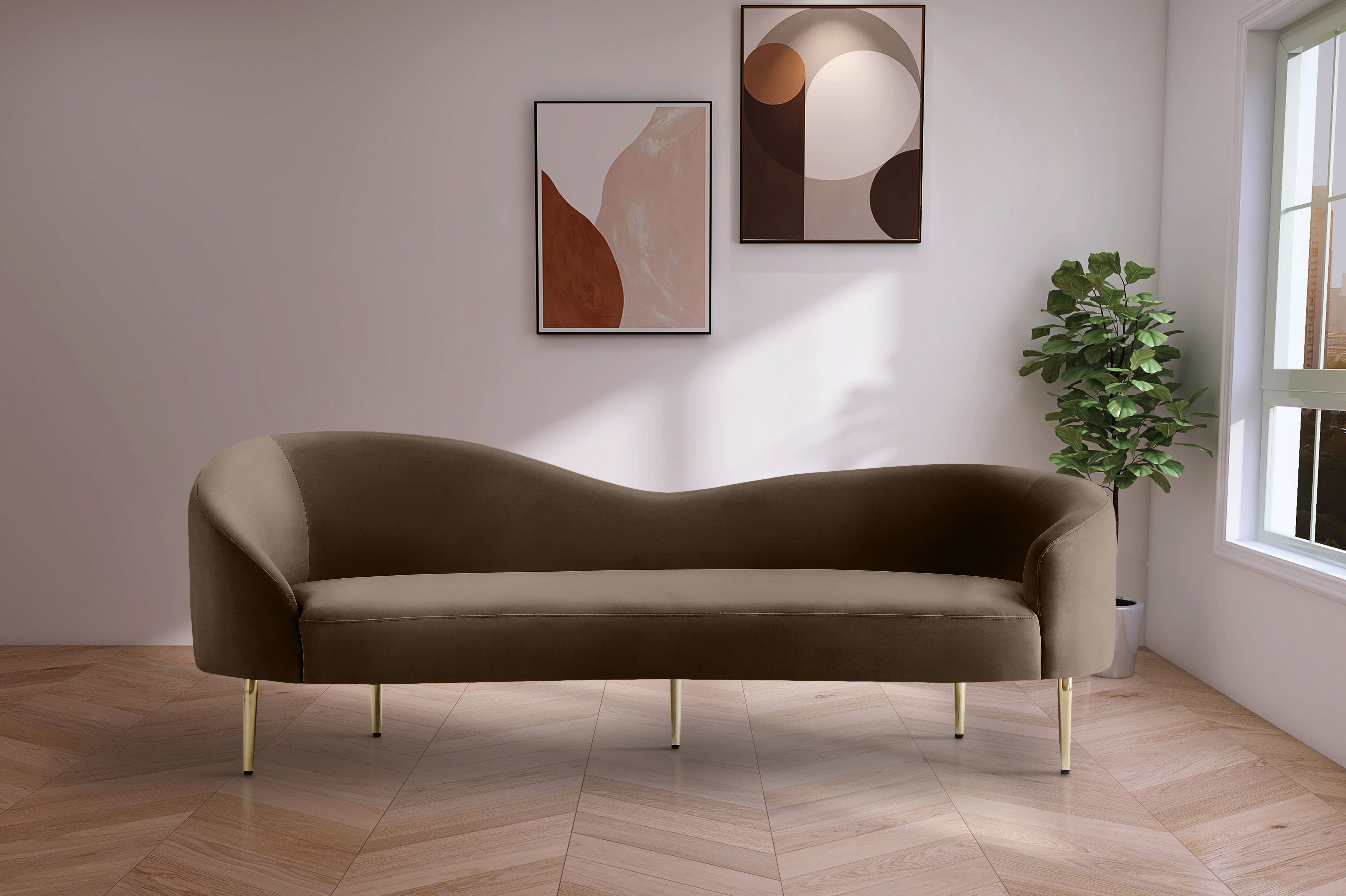 Ritz - Sofa - Brown