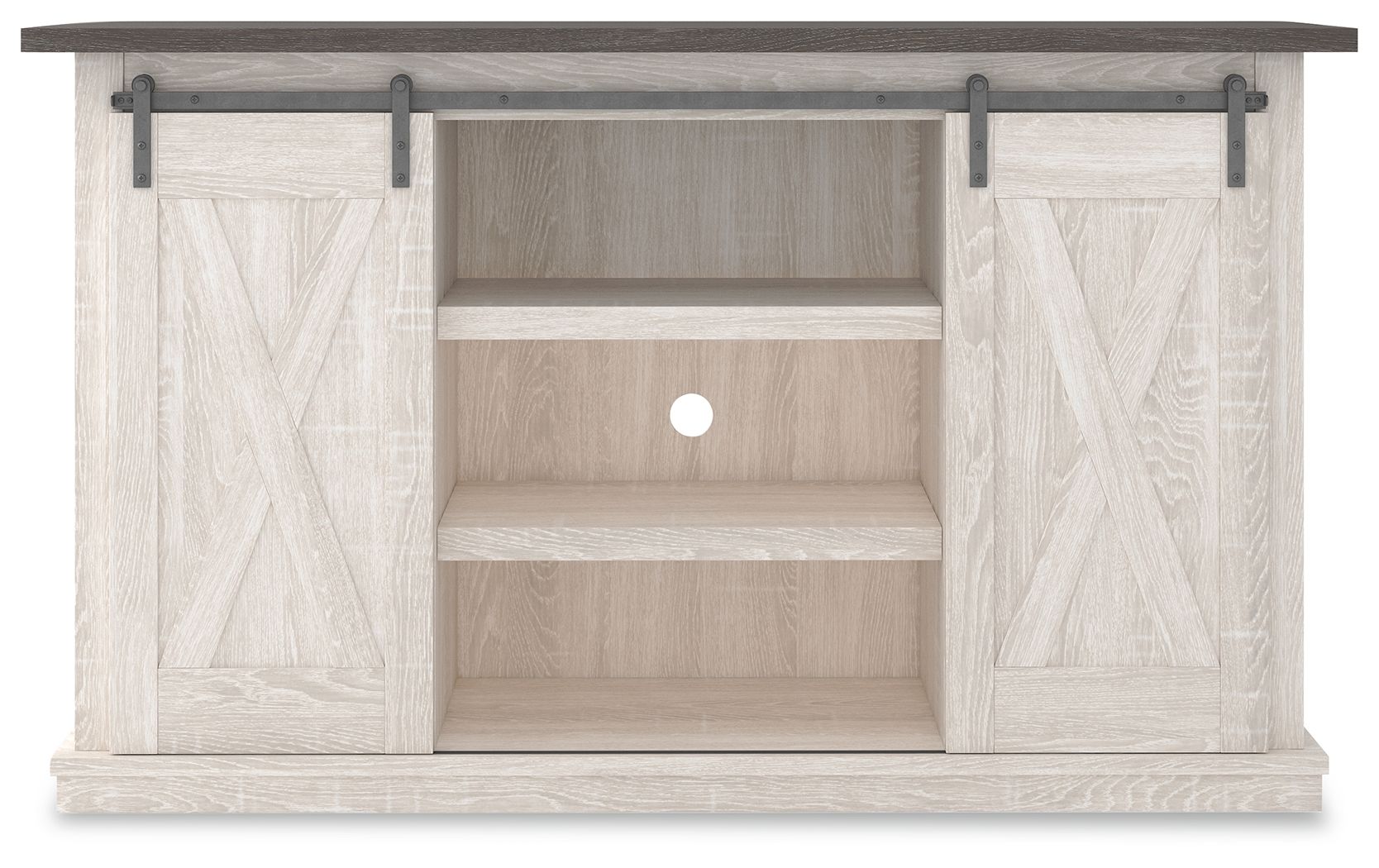 Dorrinson - Medium TV Stand - White