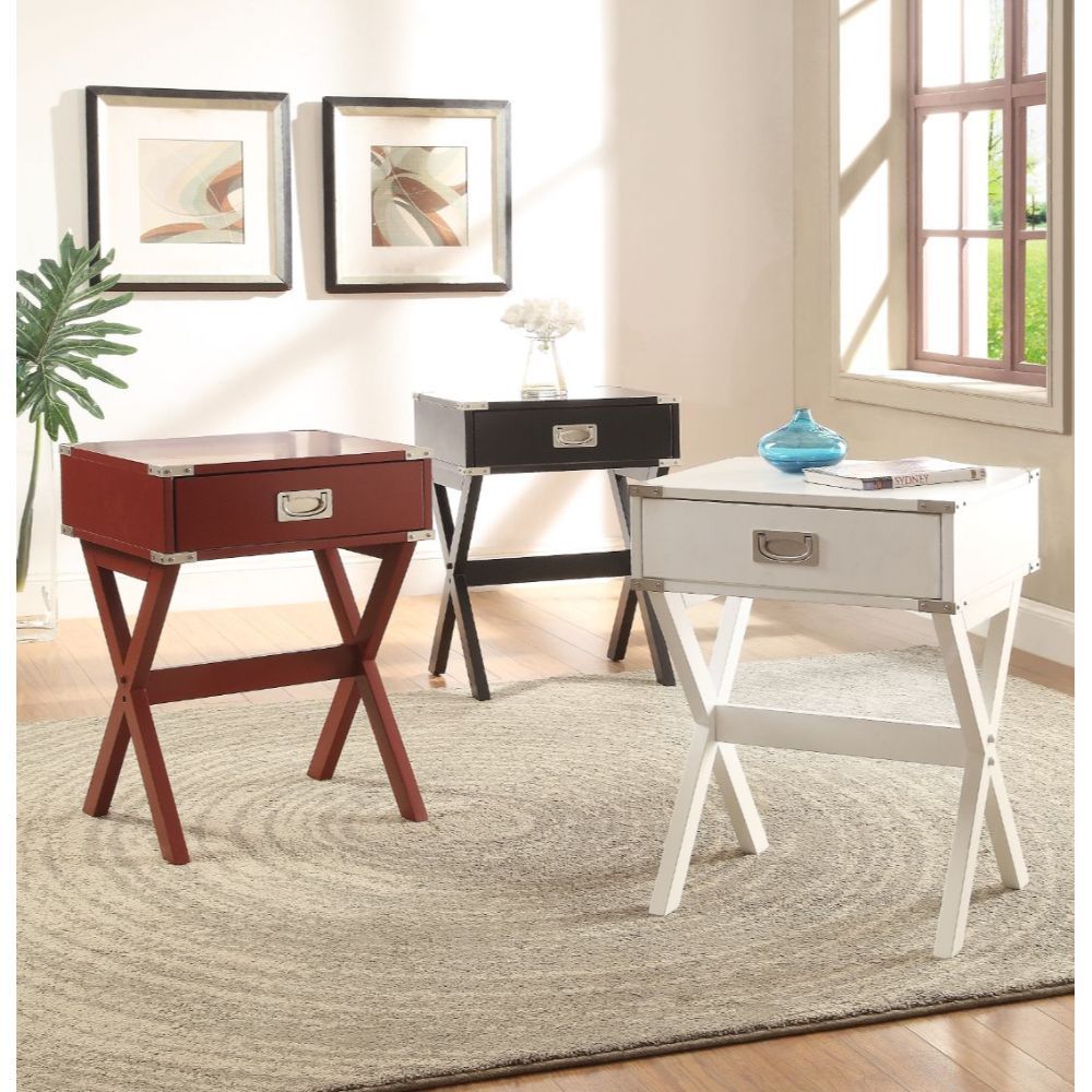 Babs - Accent Table - Red, red, view 5