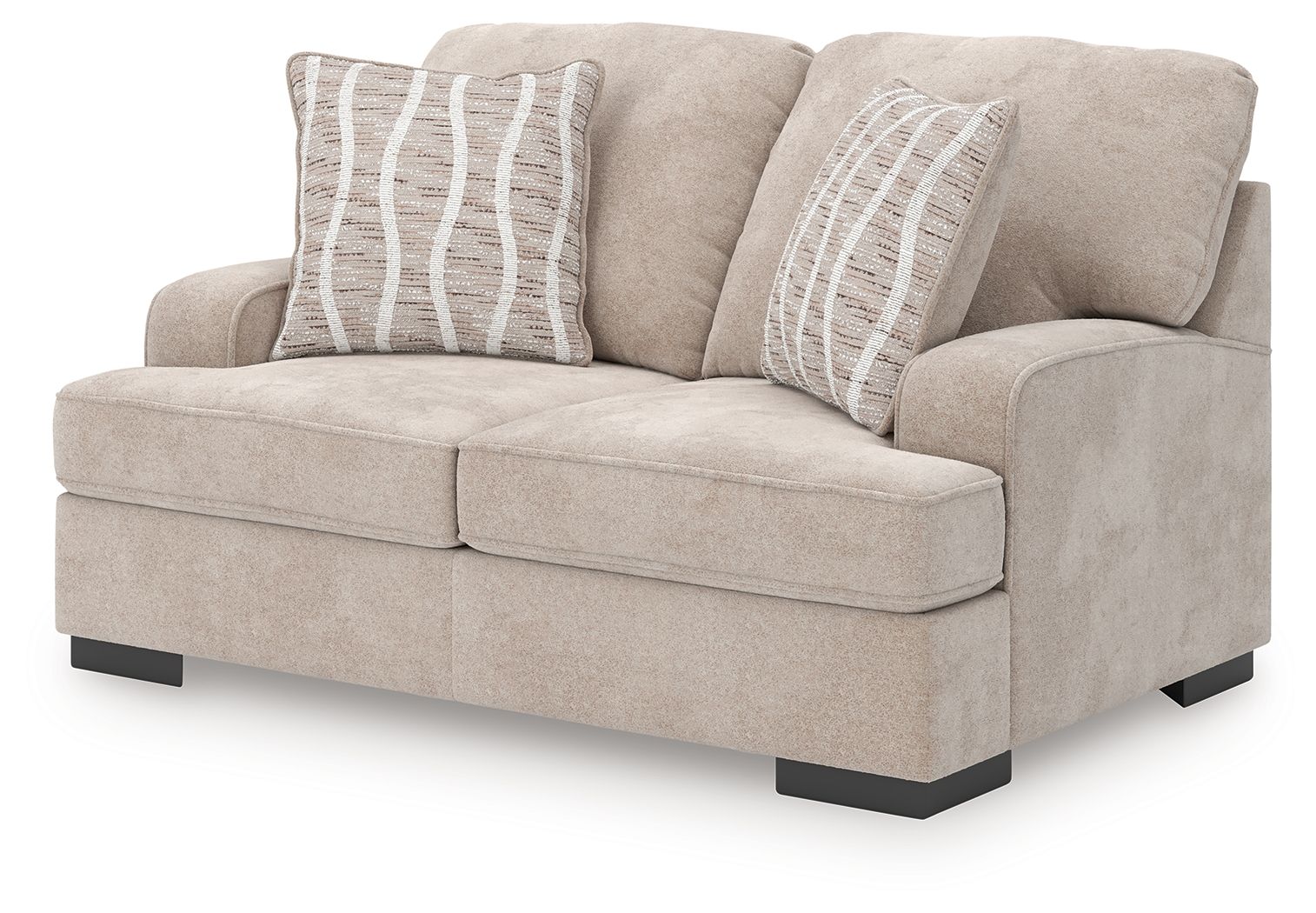 Ashley Furniture High Profile - Loveseat - Taupe - Image 4