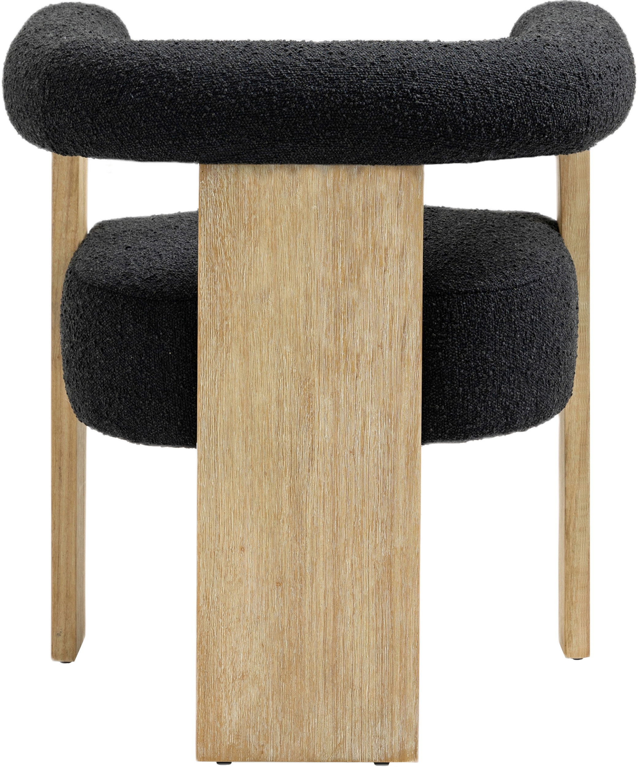 Barrel - Dining Chair - Natural / Black