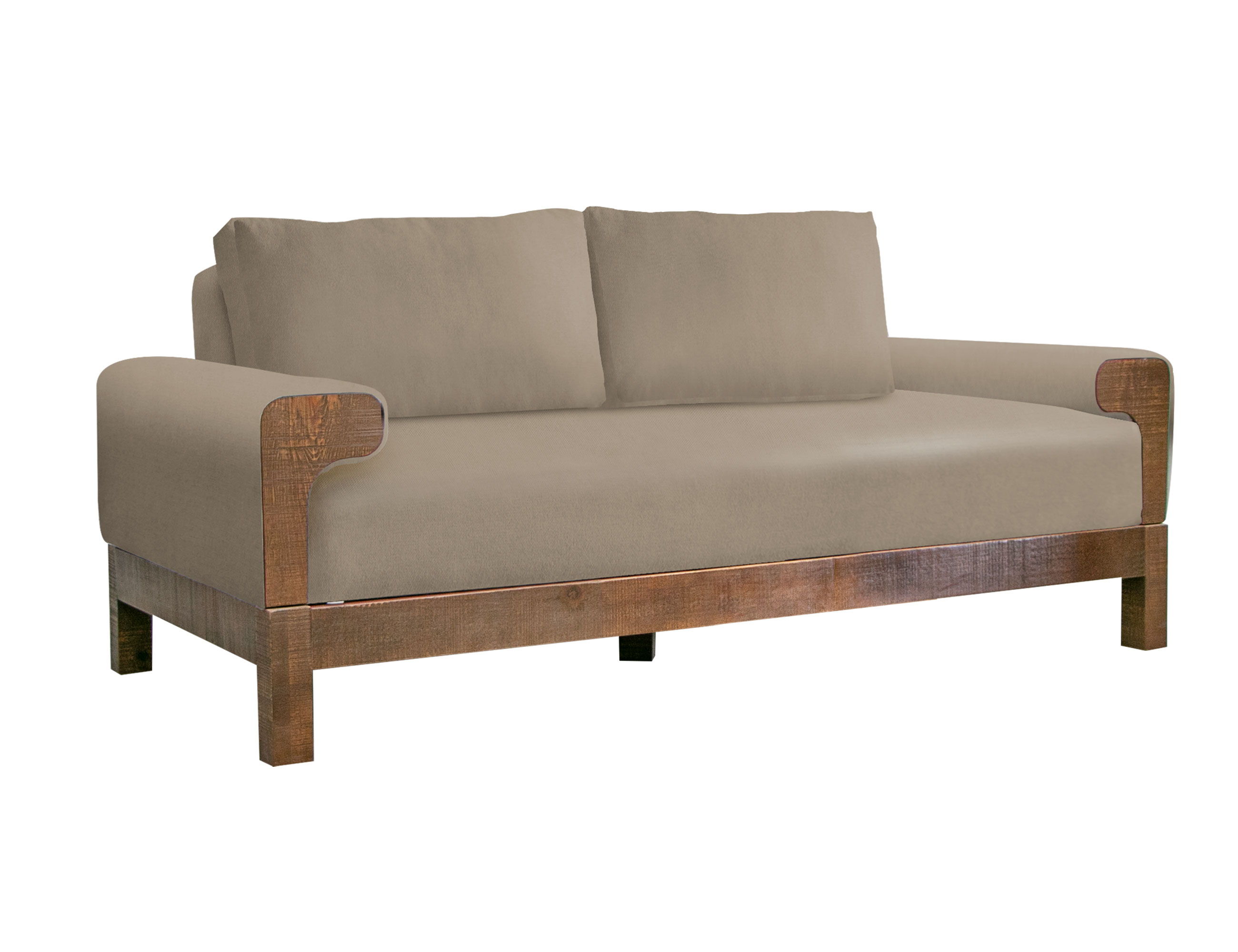International Furniture Direct Sedona - Loveseat - Brown Camel