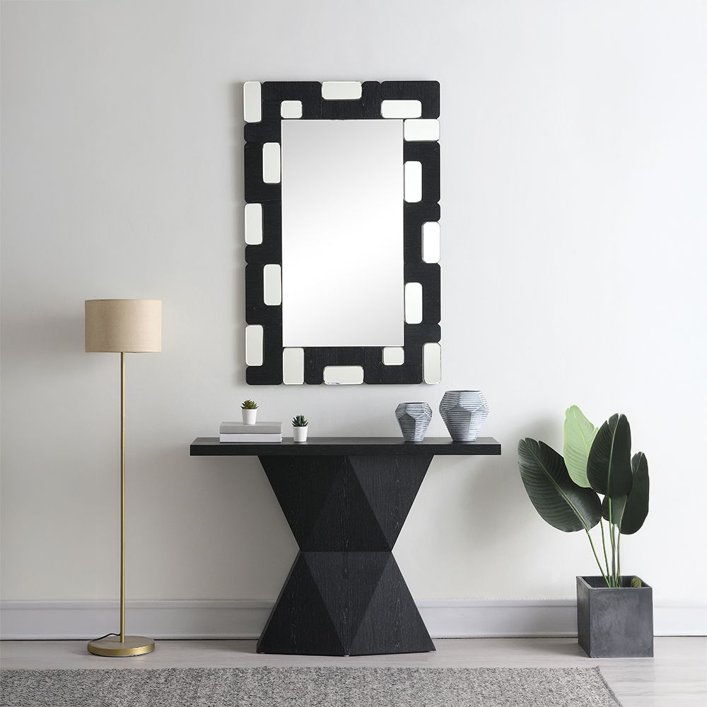 Dara - Console Table - Black, black, view 6