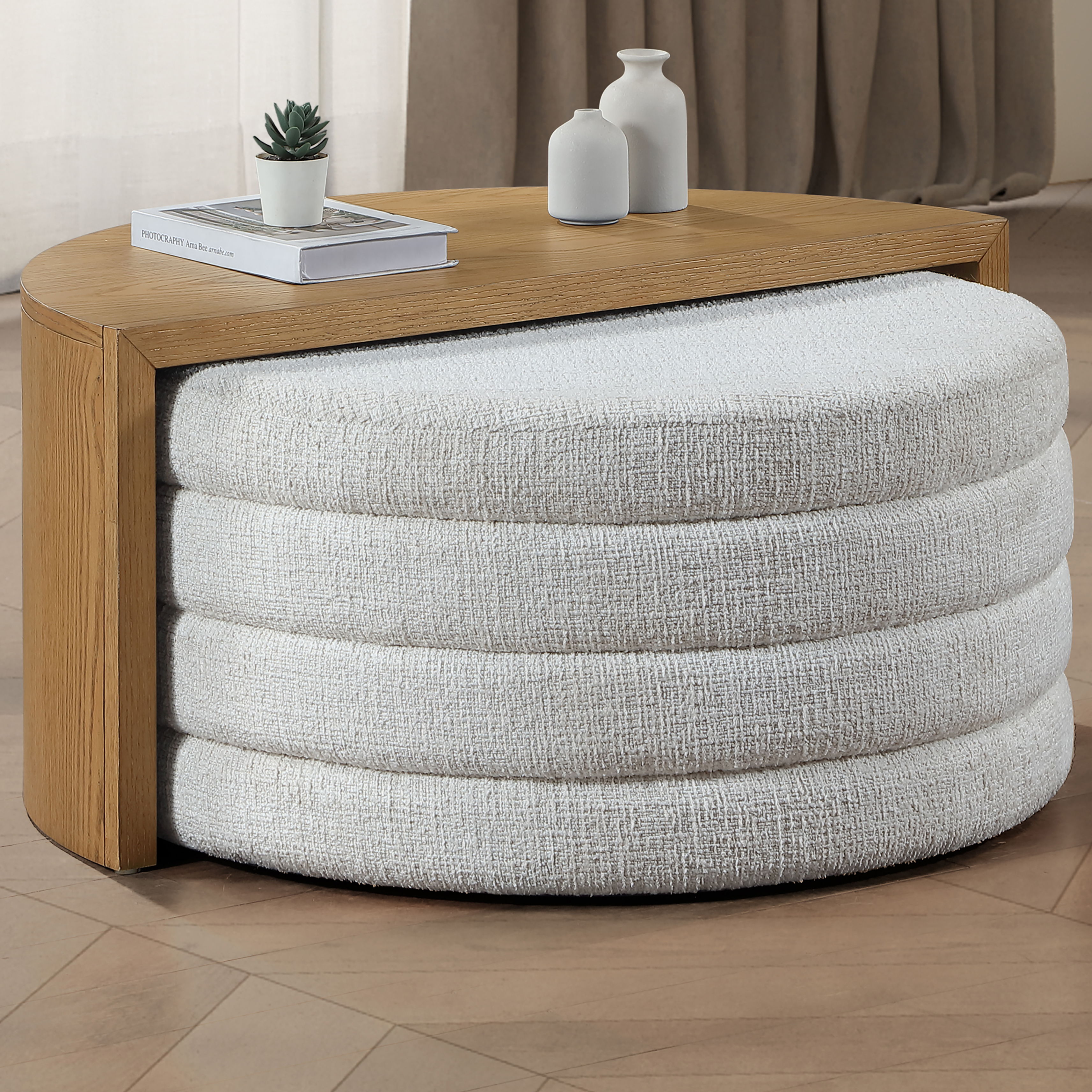 Florence - Nesting Cocktail Table - Brown