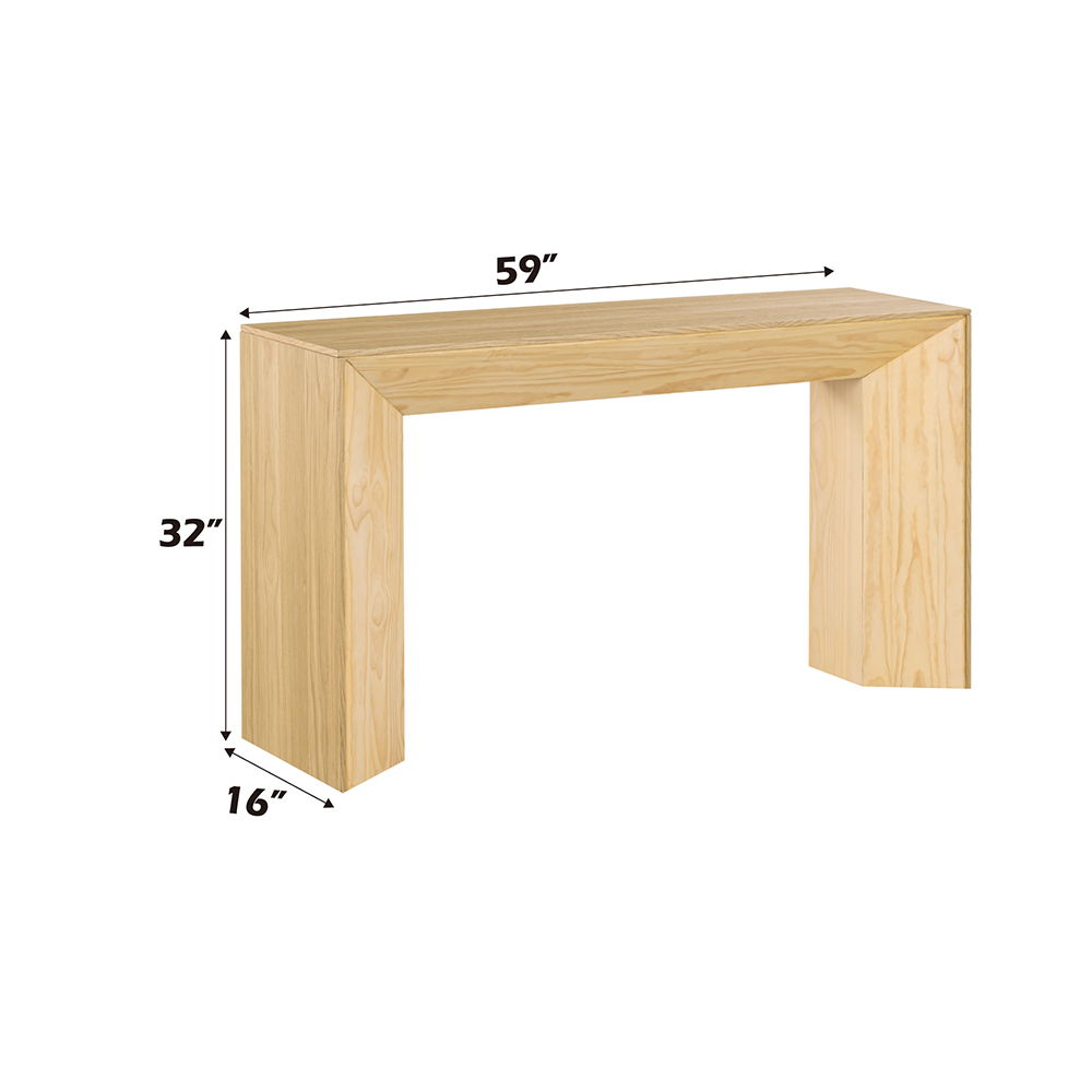 Harold - Sofa Table - Brown, light brown, view 7