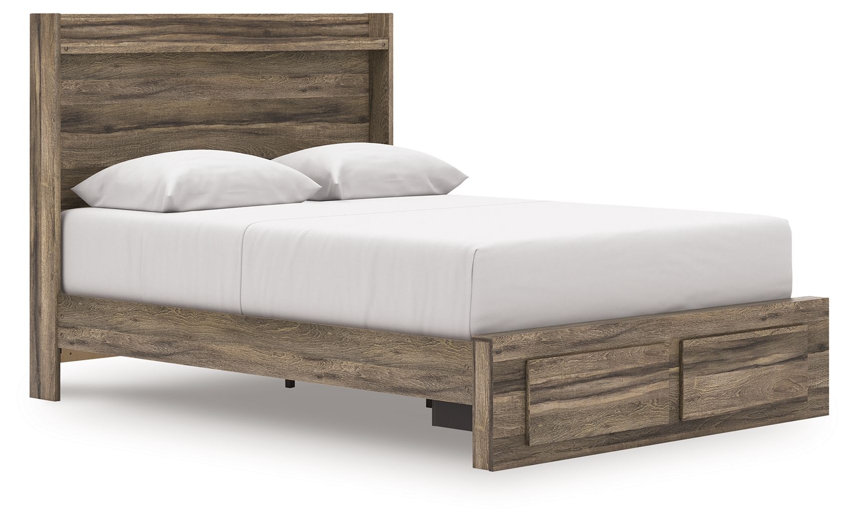 Elbrim - Queen Panel Storage Bed - Brown