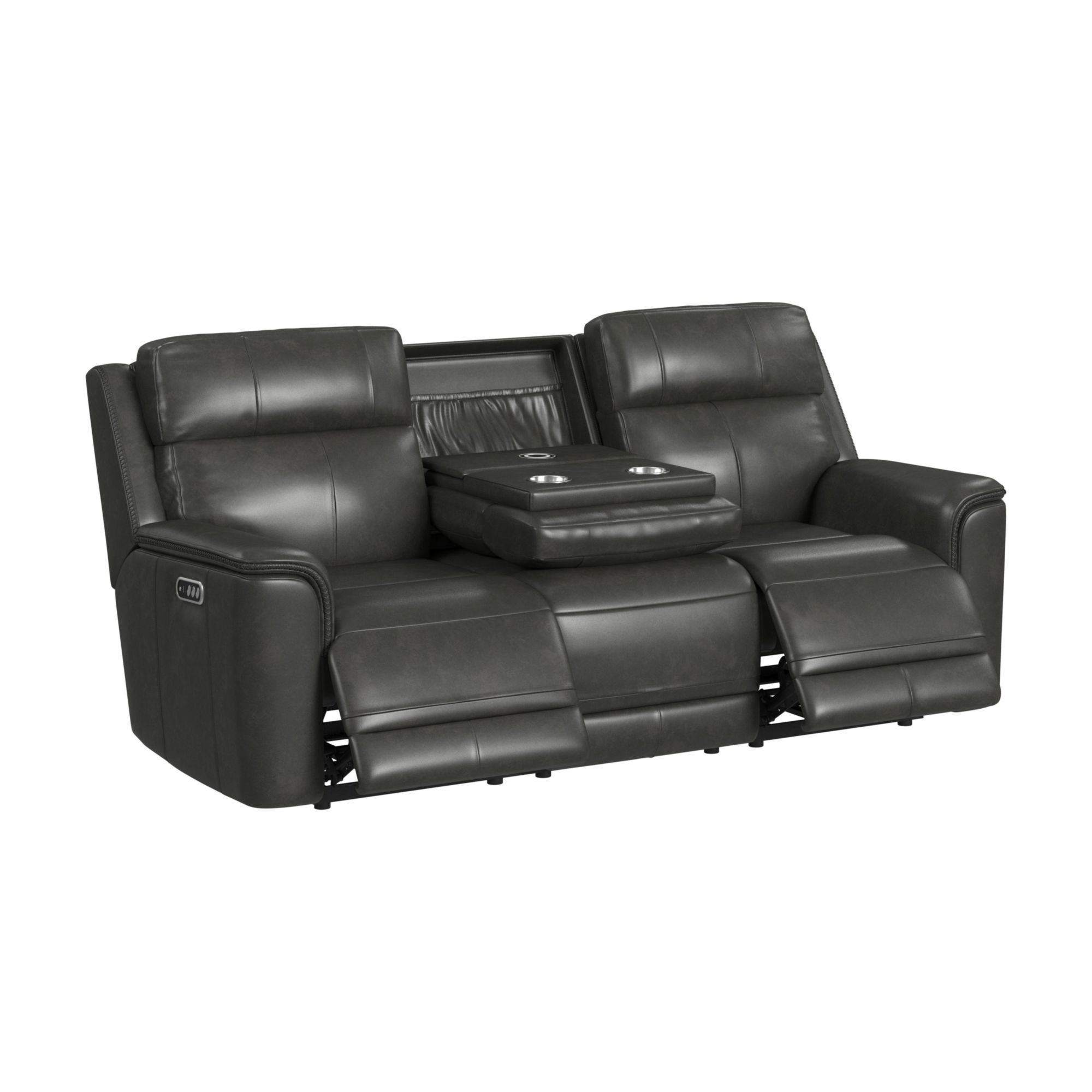 Mustang - P3 Sofa With DDT, Wireless Chargerin - Aline Anthracite
