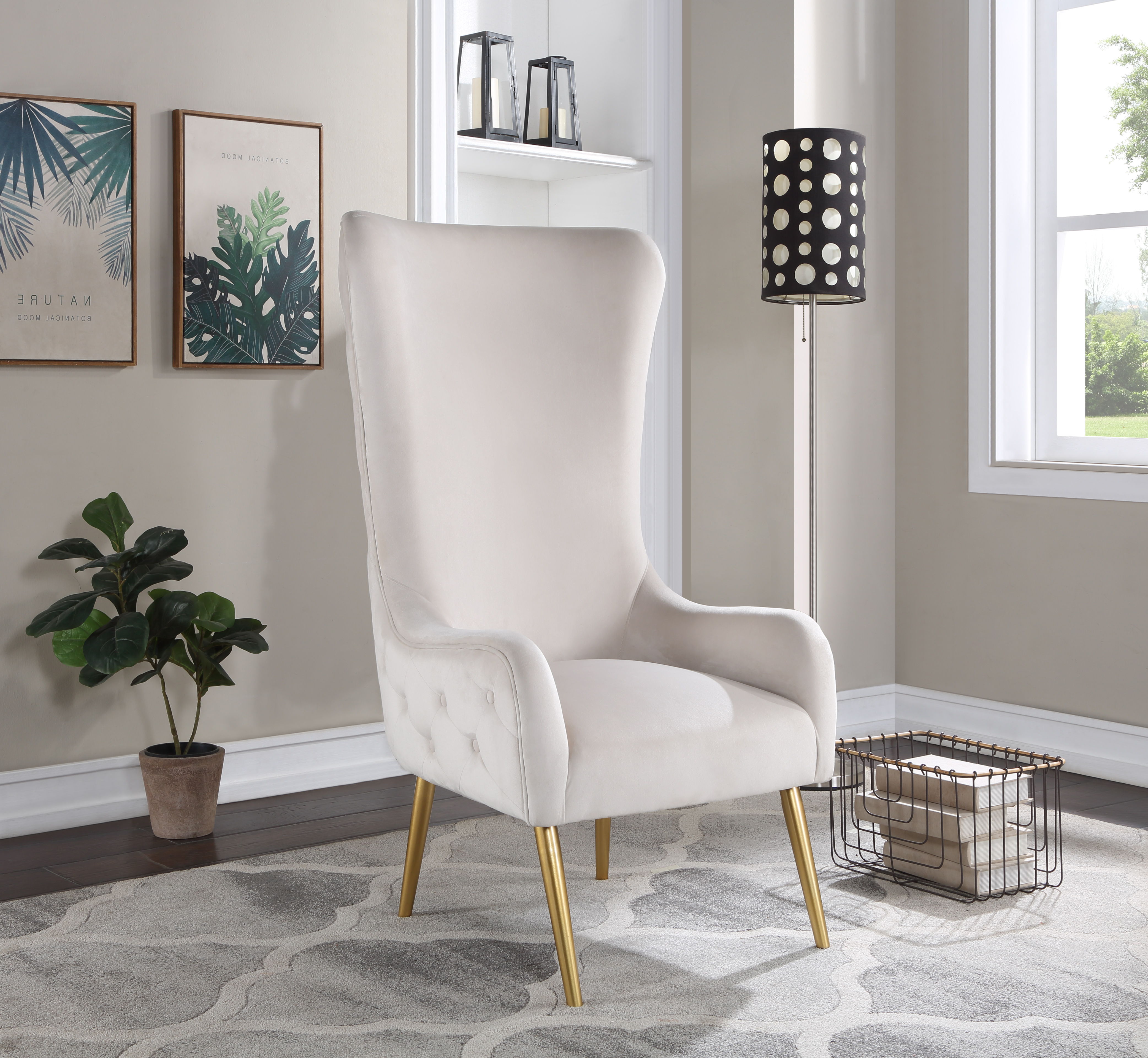 Alexander - Accent Chair - Cream