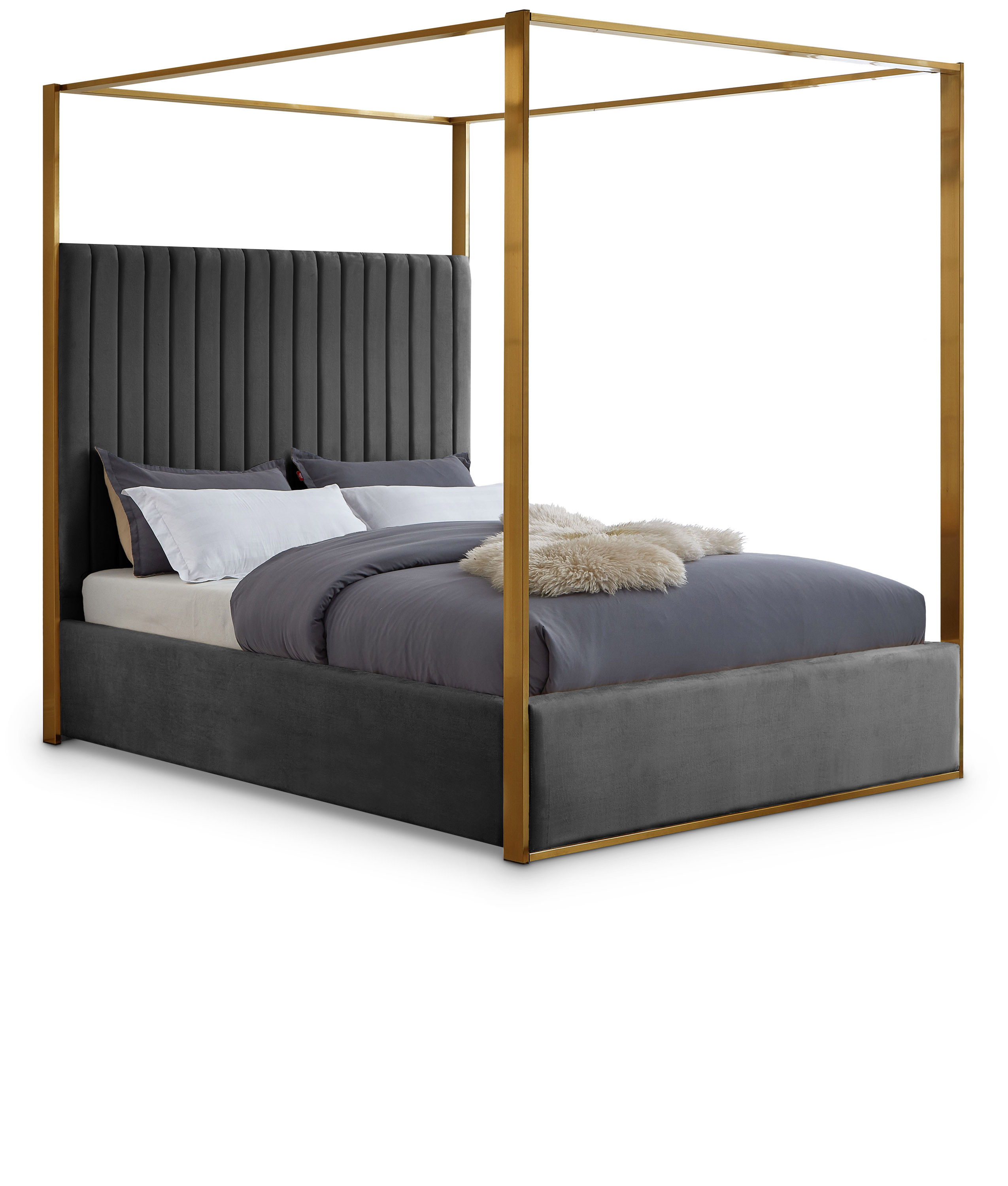 Jones - King Bed - Gray