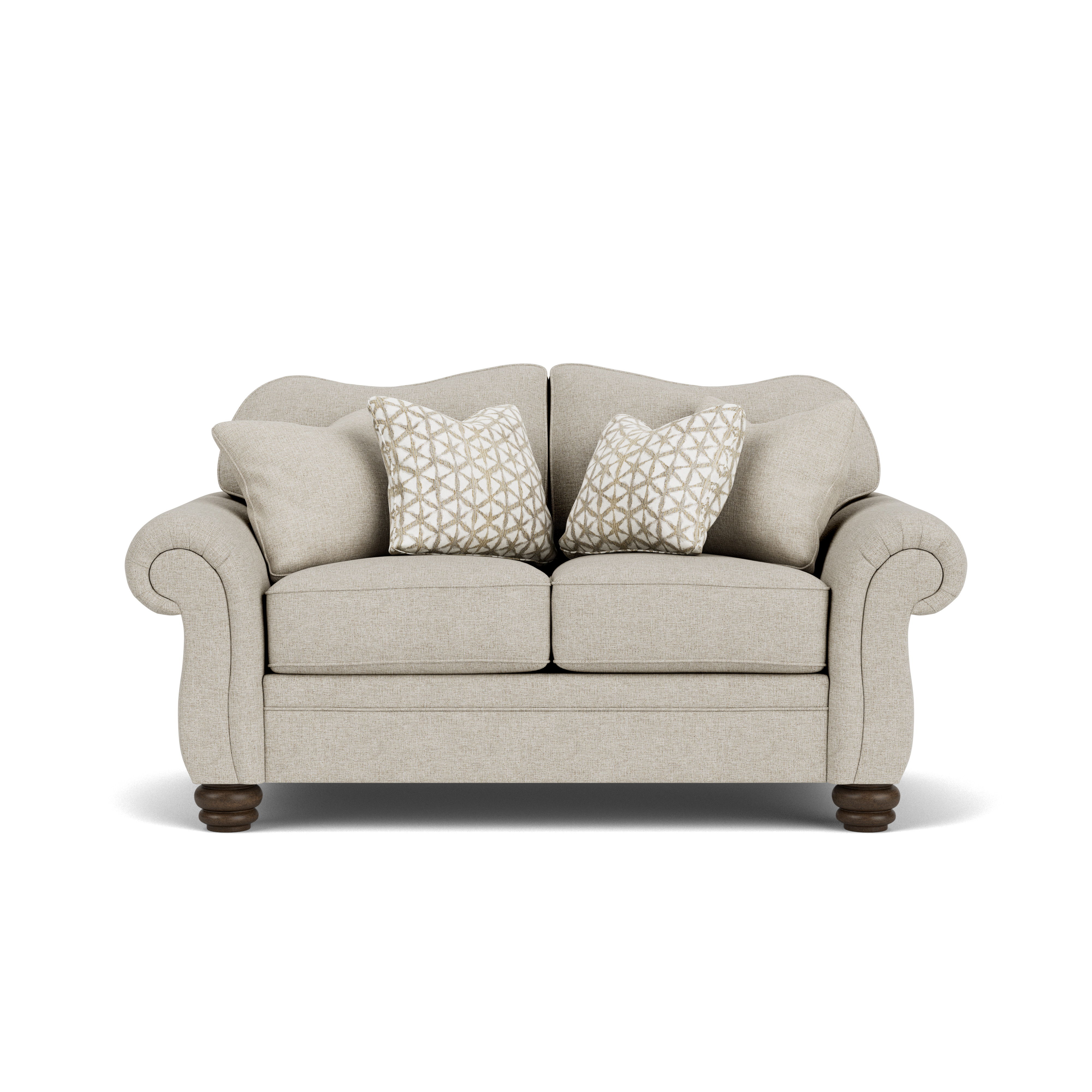 Bexley - Fabric Loveseat, beige, view 4