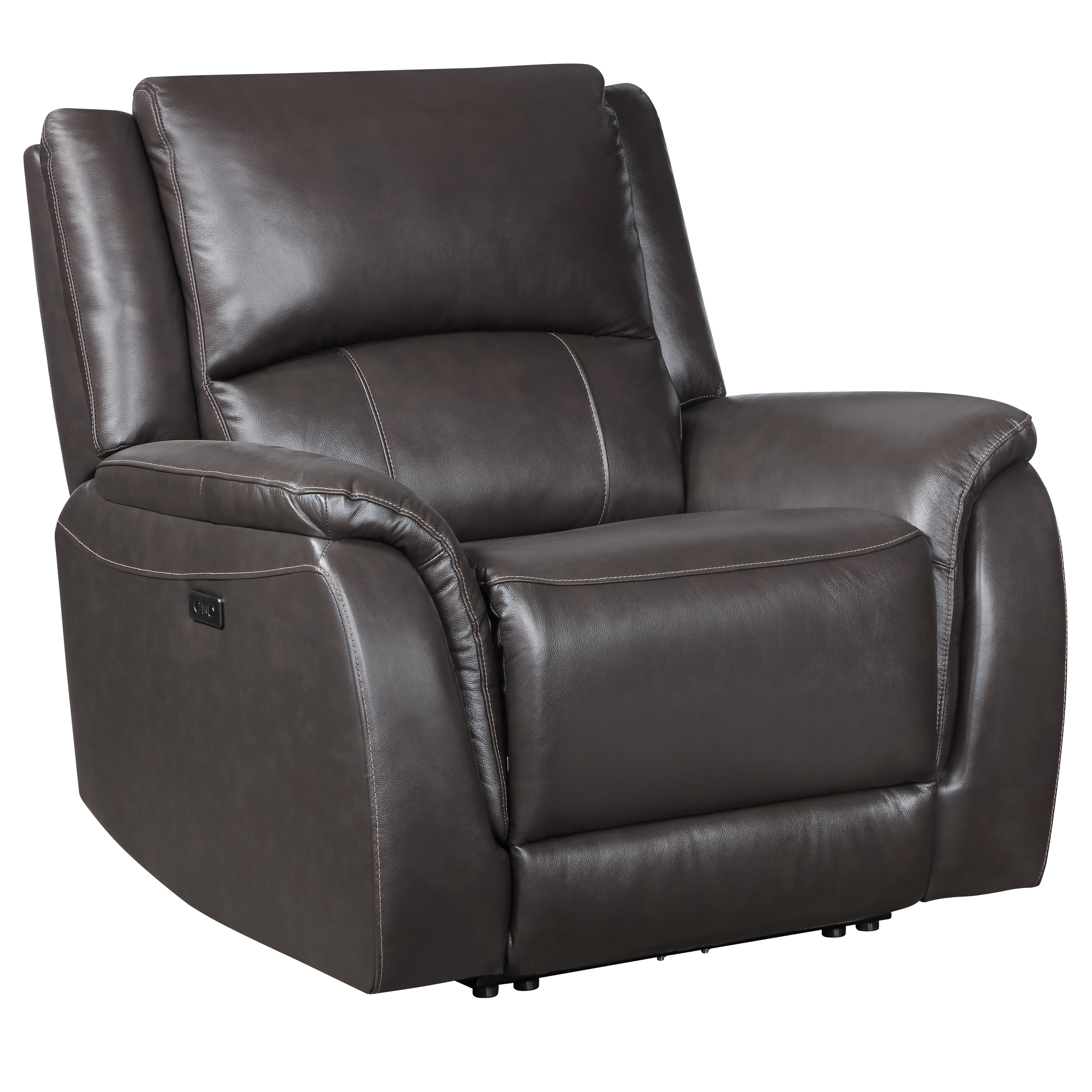 Alexandria - Power Recliner - Chocolate
