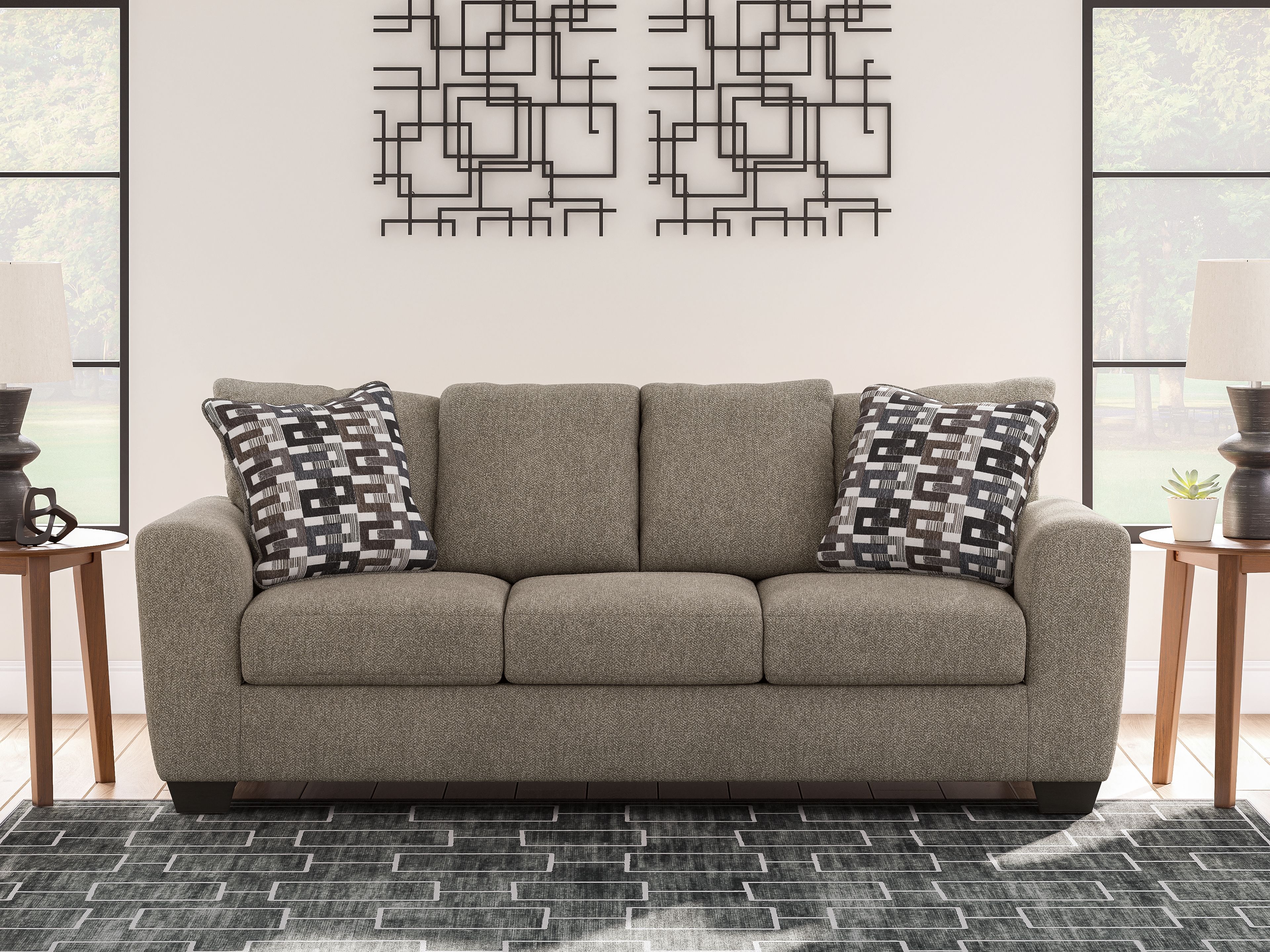 Triston-Peaks - Sofa - Suede