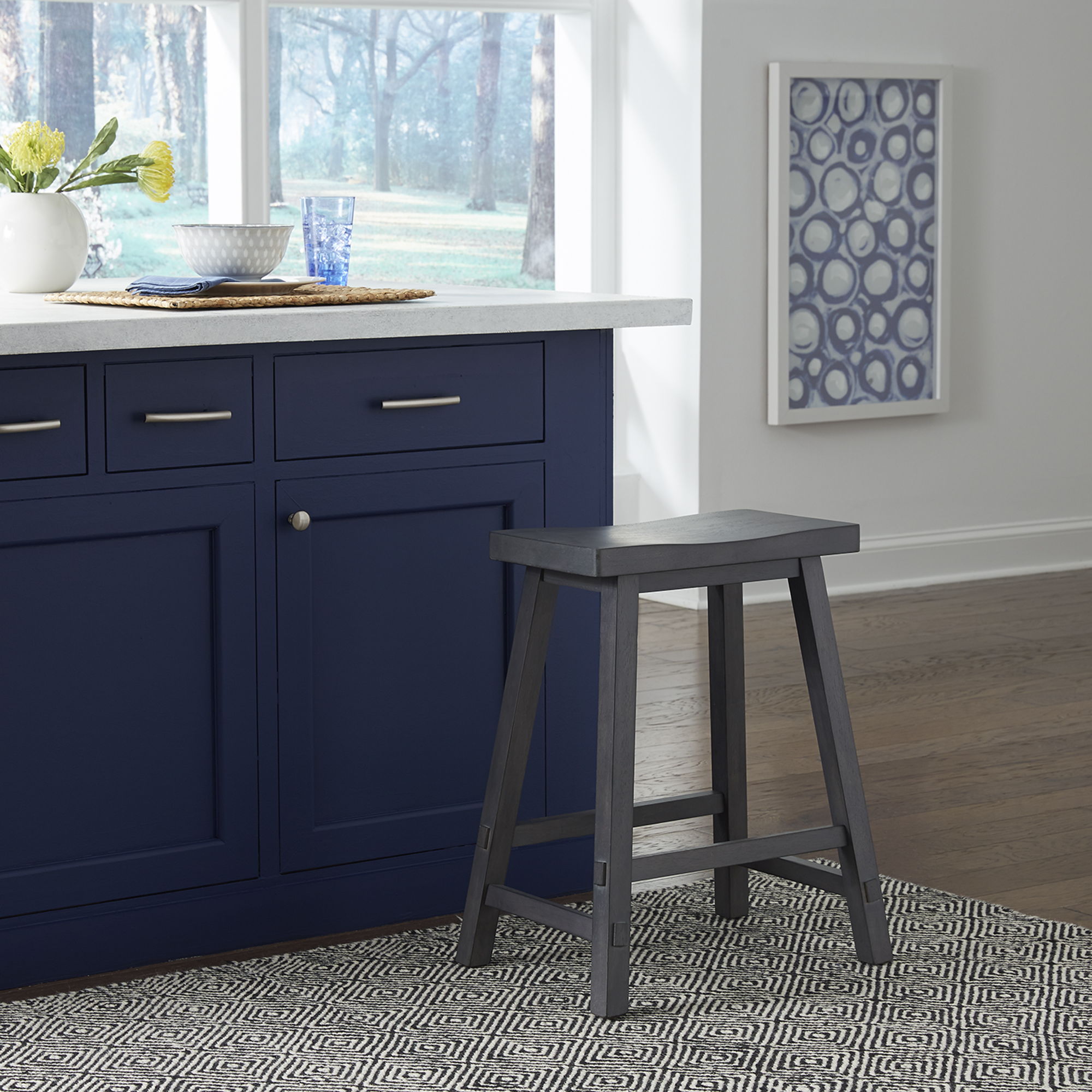 Creations - 24\" Sawhorse Counter Stool - Slate Image