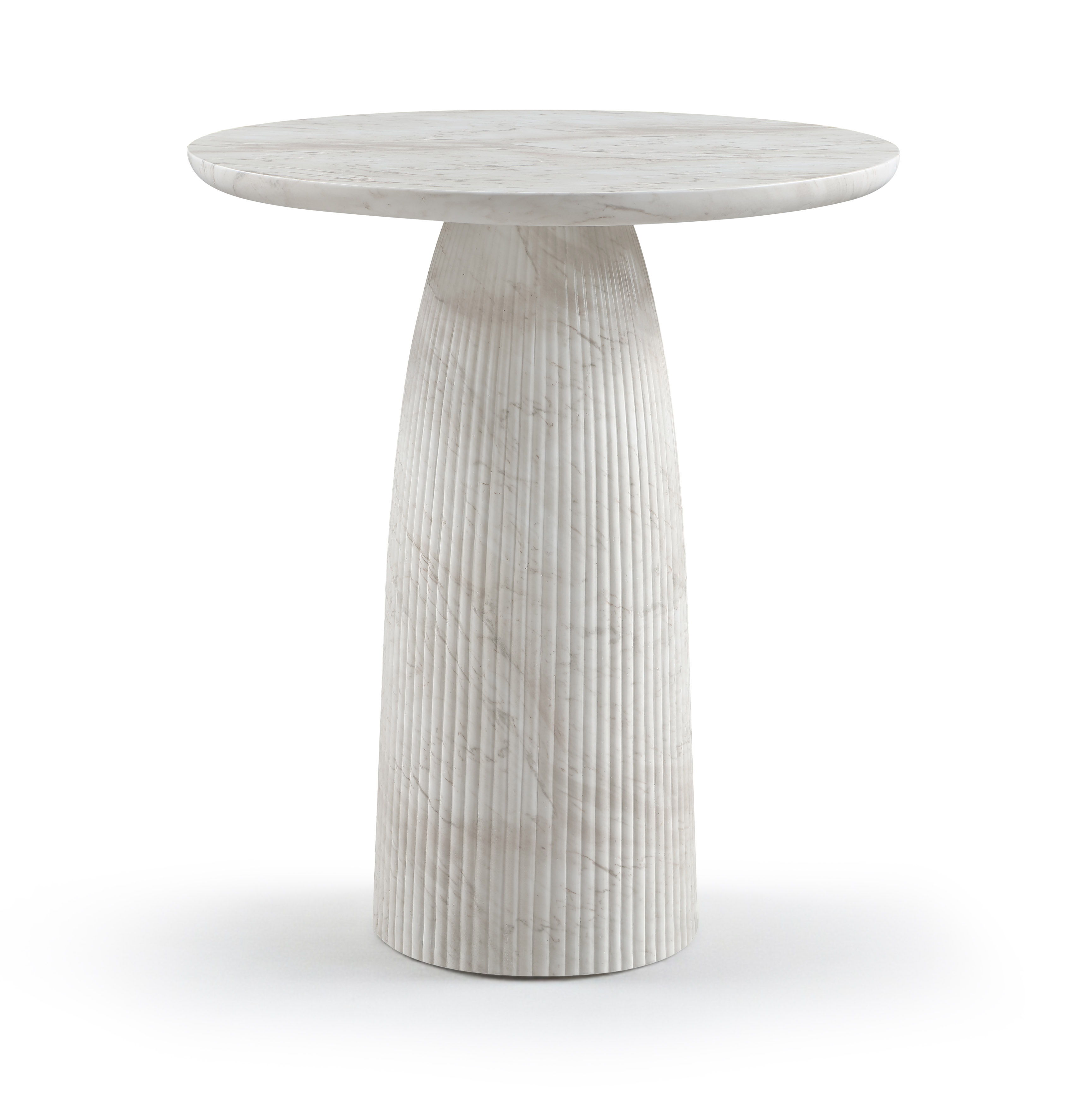 Venosa - Concrete Indoor / Outdoor Bar Table - White