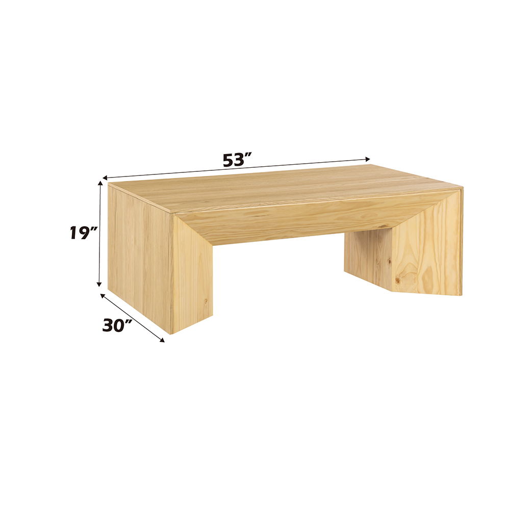 Harold - Coffee Table - Brown, light brown, view 7