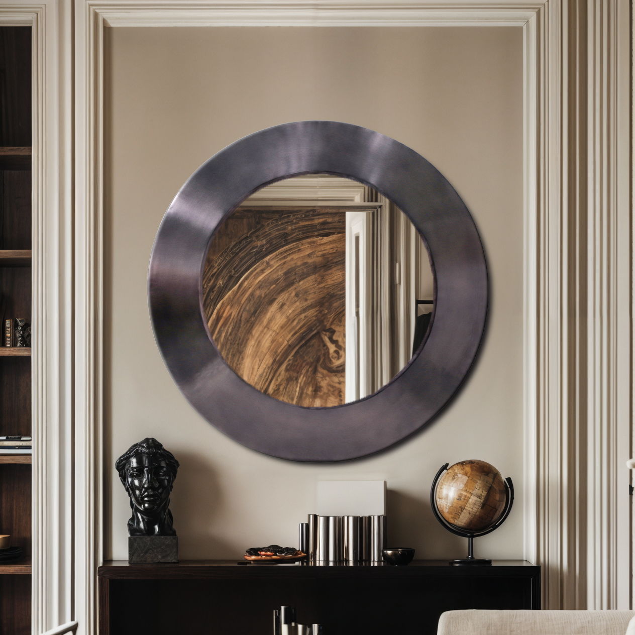 Sphere - 36" Mirror - Black