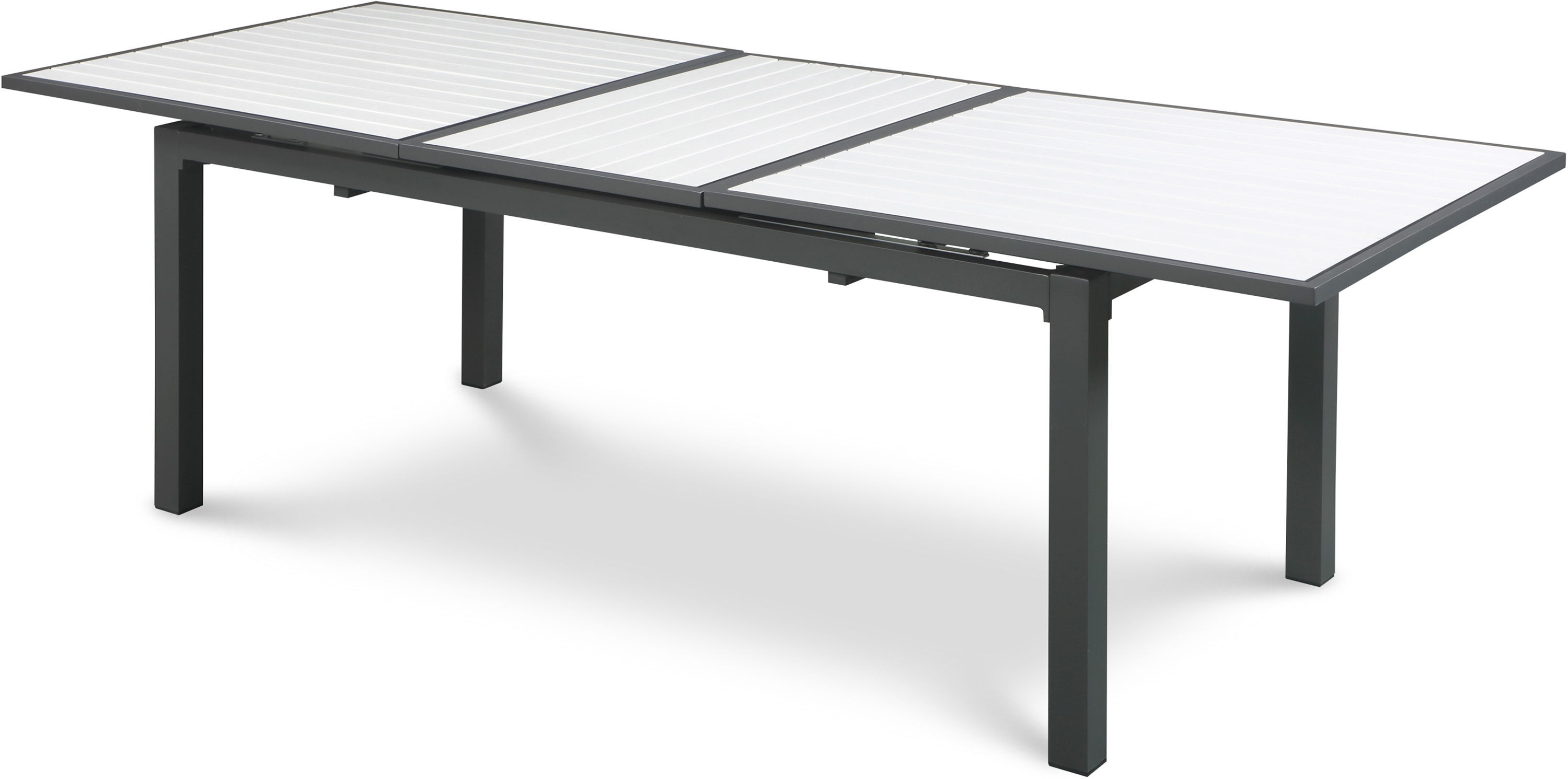 Nizuc - Outdoor Patio Extendable Dining Table - White