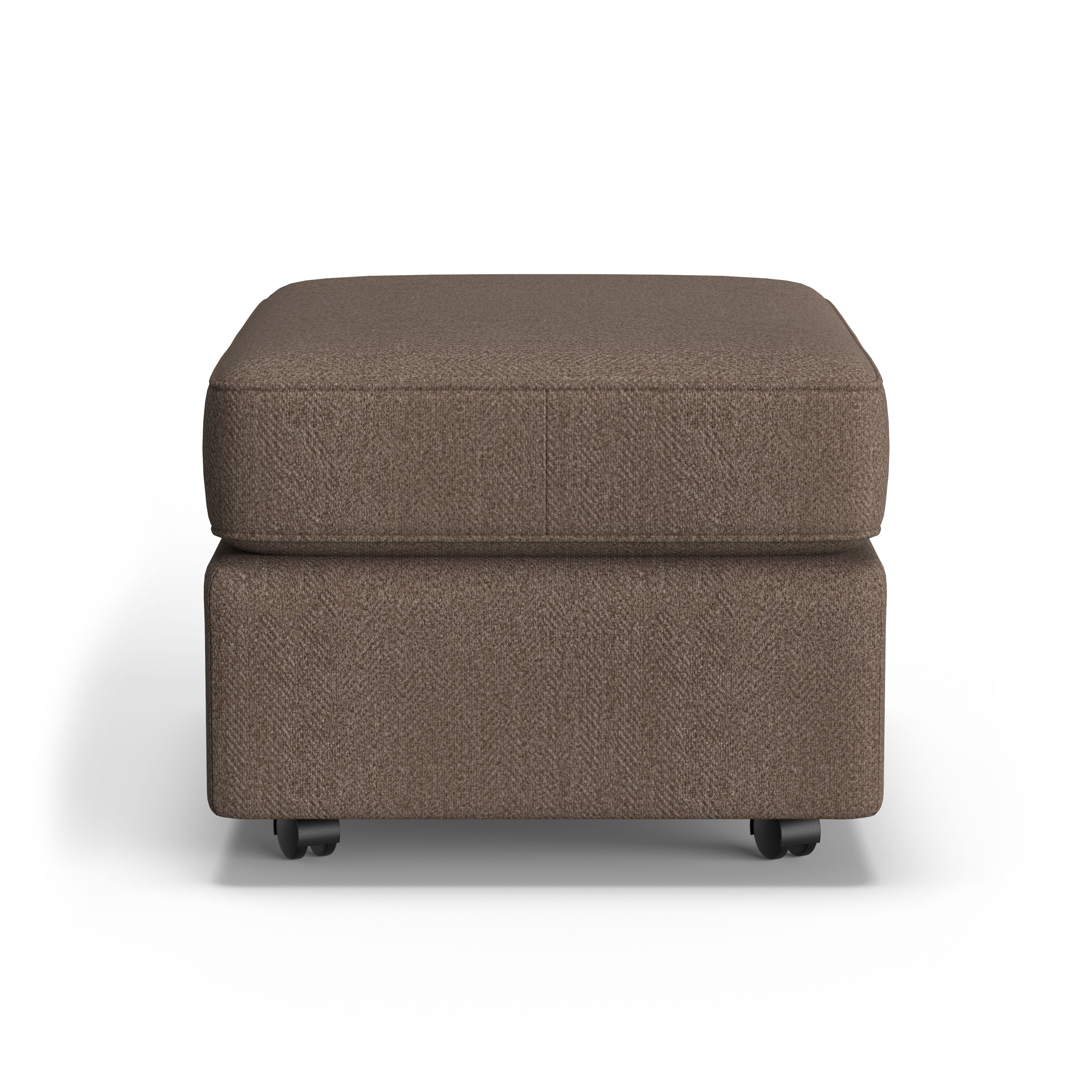 Vail - Fabric Ottoman, dark gray, view 6