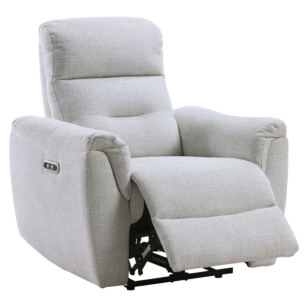 Eastre - Power Motion Recliner With USB Port - Beige Chenille, beige, view 2