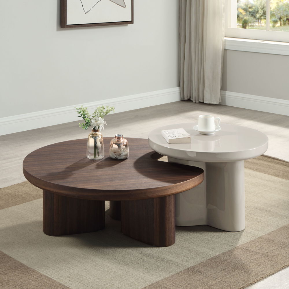 Joane - End Table - Light Gray High Gloss, light gray, view 4