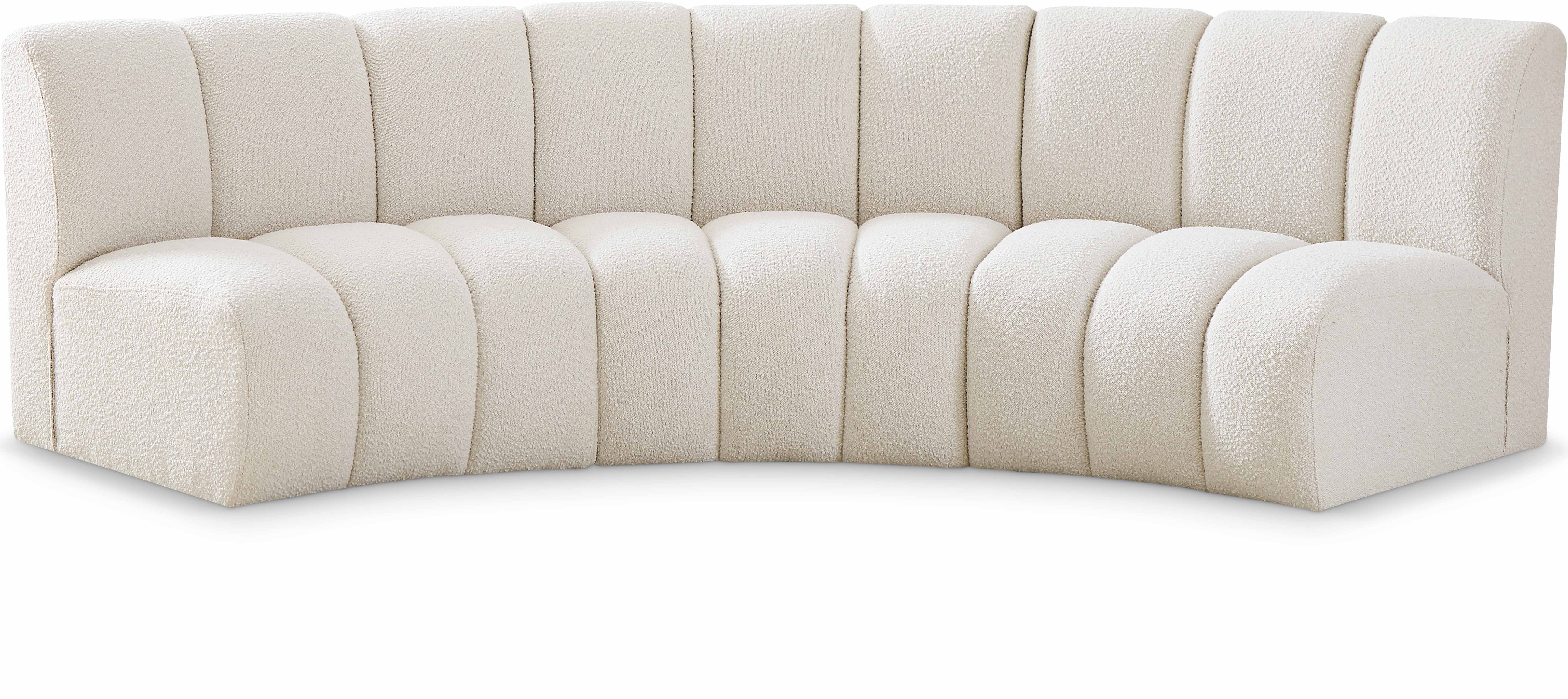 Infinity - 3 Piece Modular Sectional - Cream