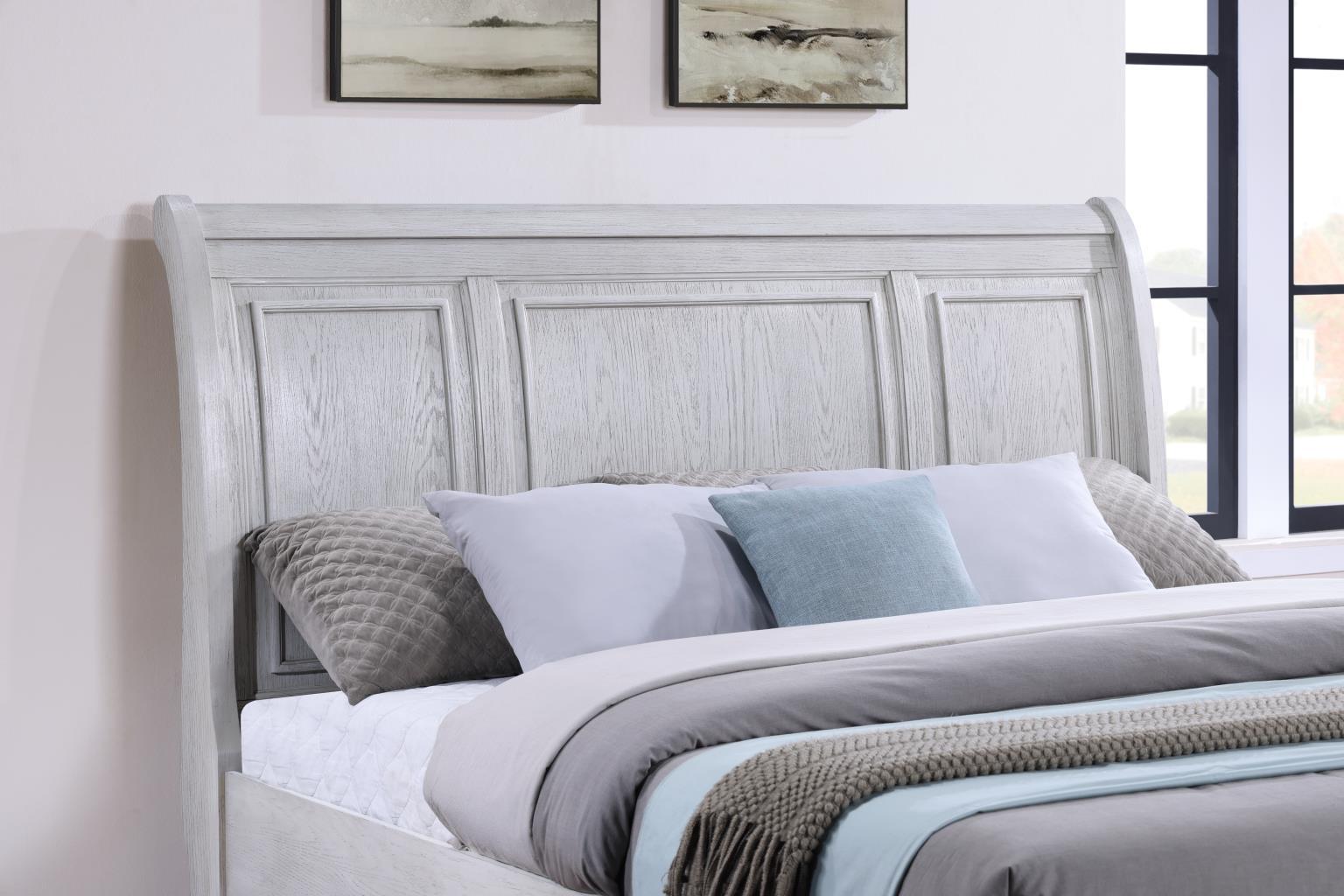 B071 - King Bed - White