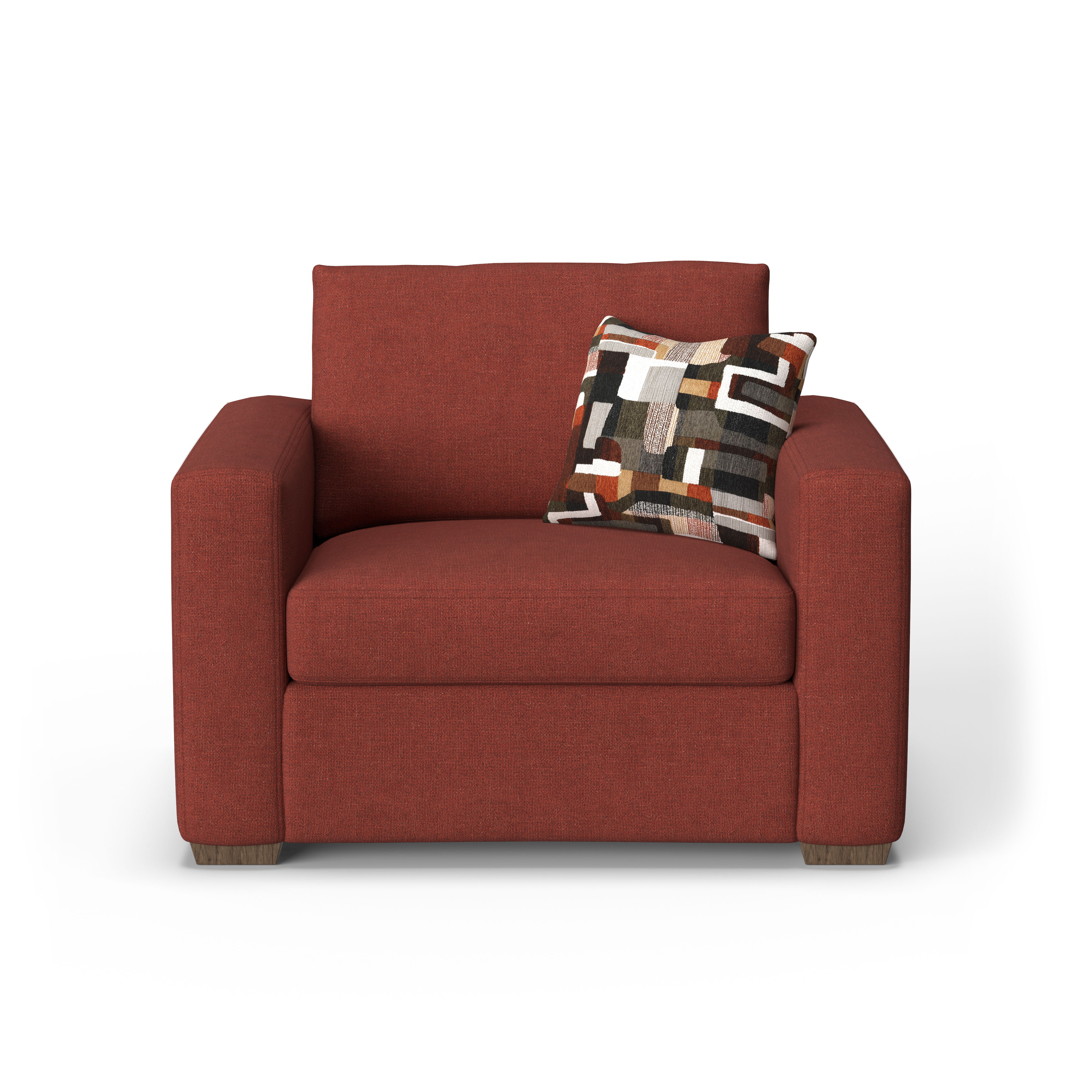 Collins - Fabric Chair, red, view 5