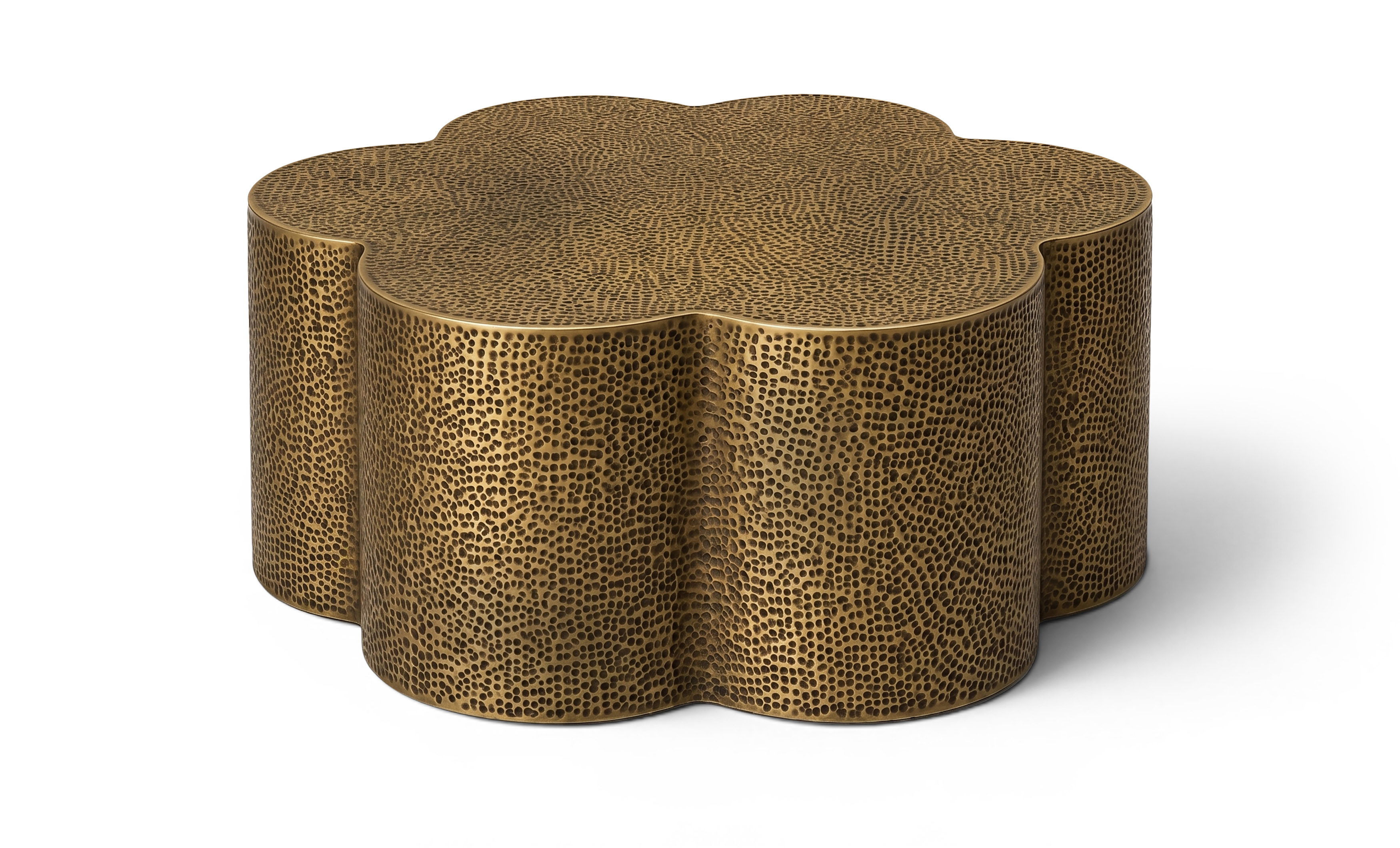 Lotus - Iron Coffee Table - Brass