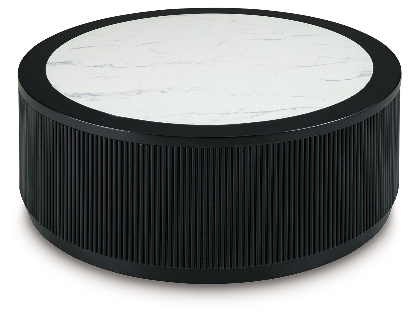 Grayman - Round Cocktail Table - Black
