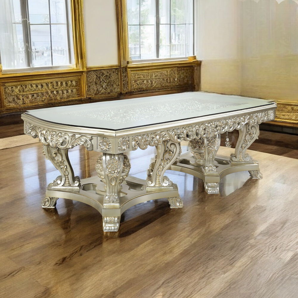Sorina - Dining Table - Antique Gold, beige, view 8