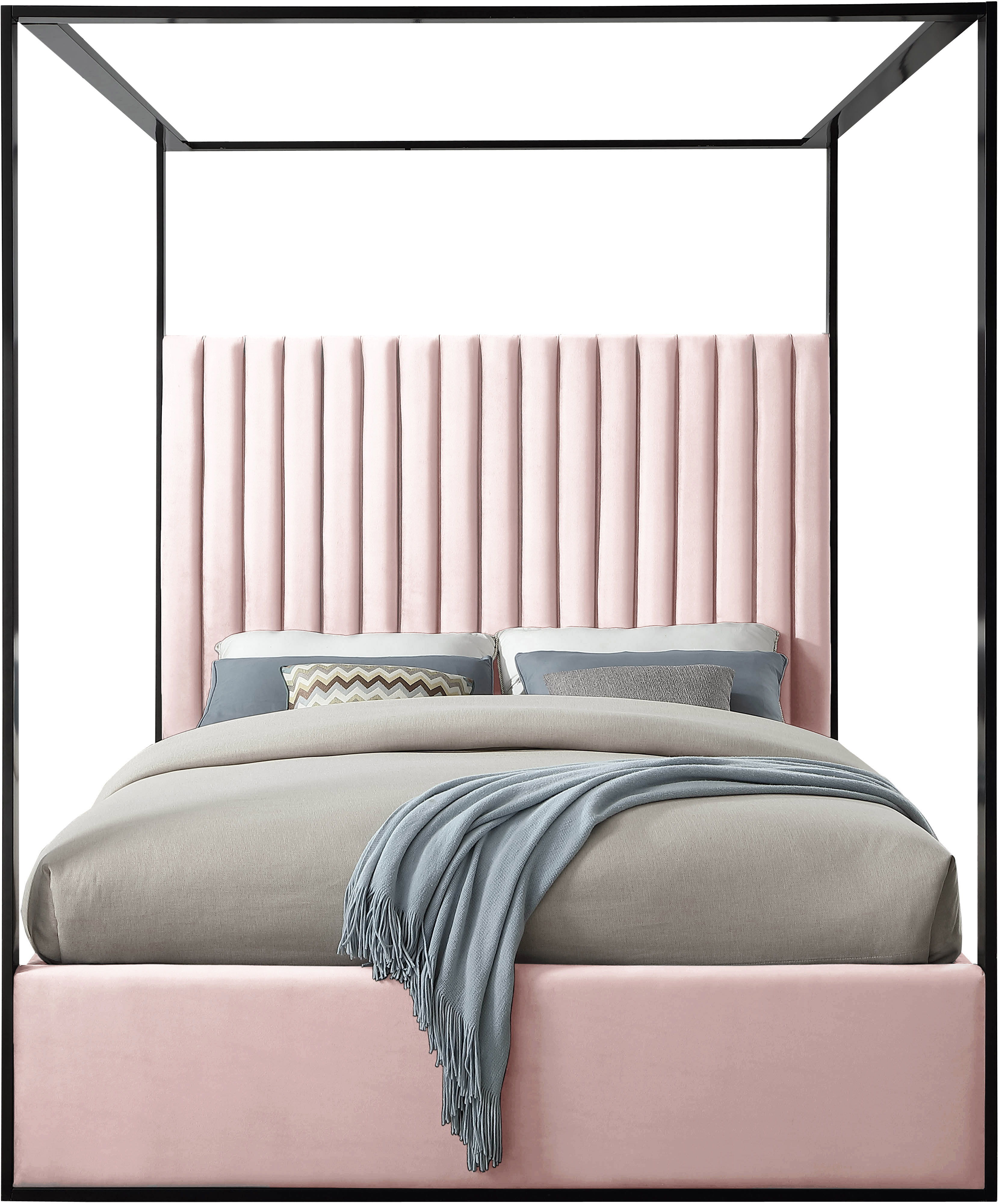 Jax - King Bed - Pink