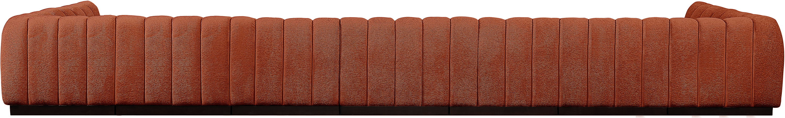 Quinn - 9 Piece Modular Sectional - Cognac
