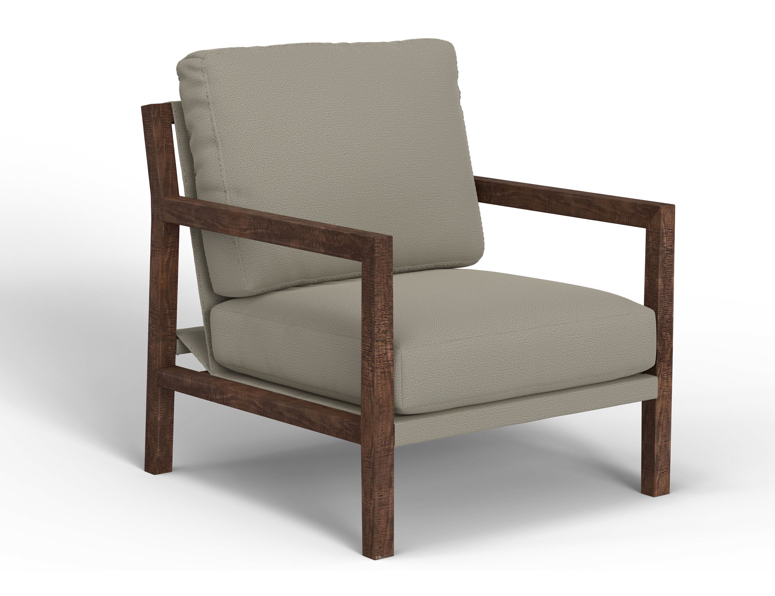 International Furniture Direct Milan - Arm Chair - Almond Gray